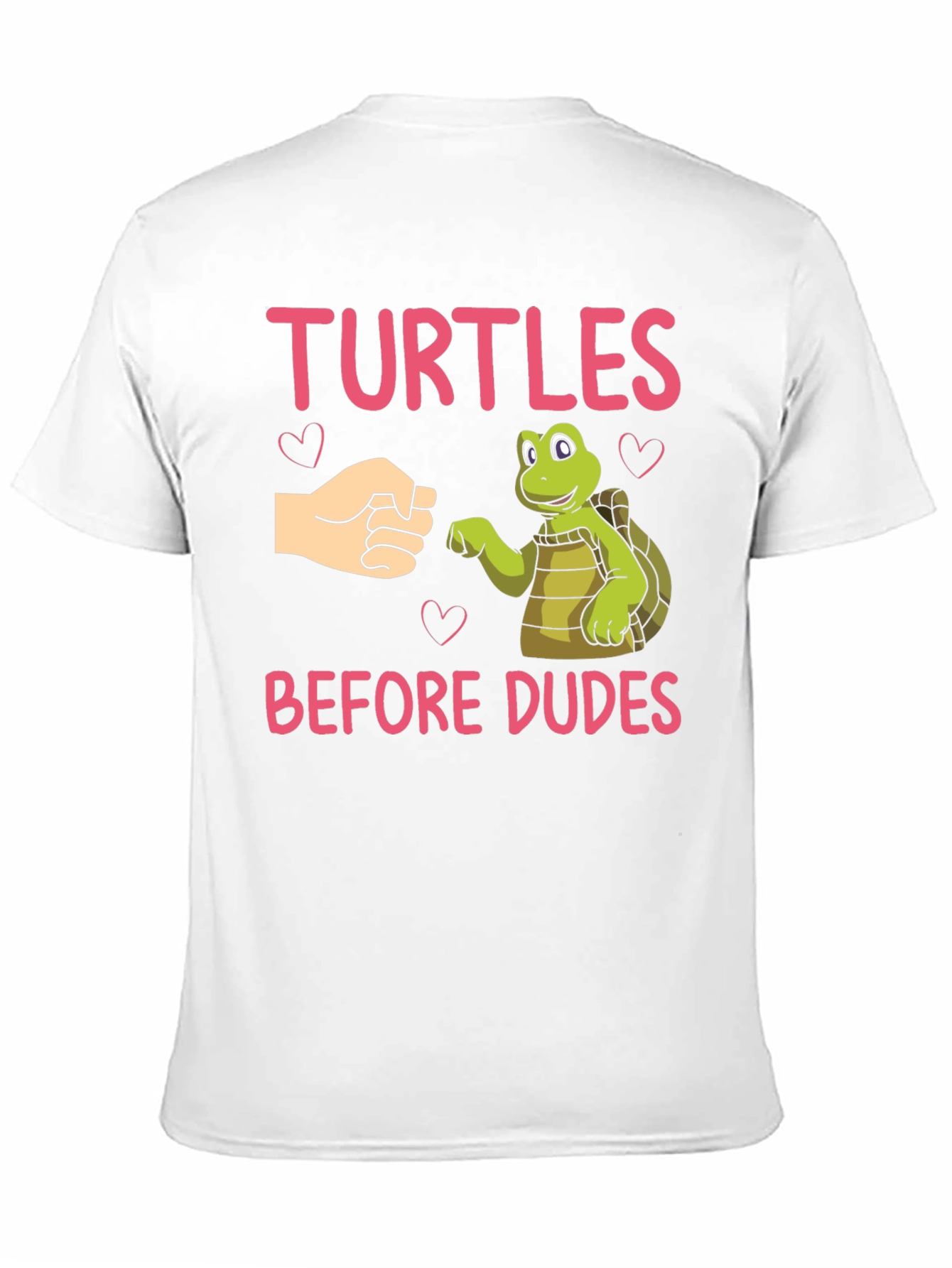 Black Turtles Before Dudes Black T-Shirt view 11