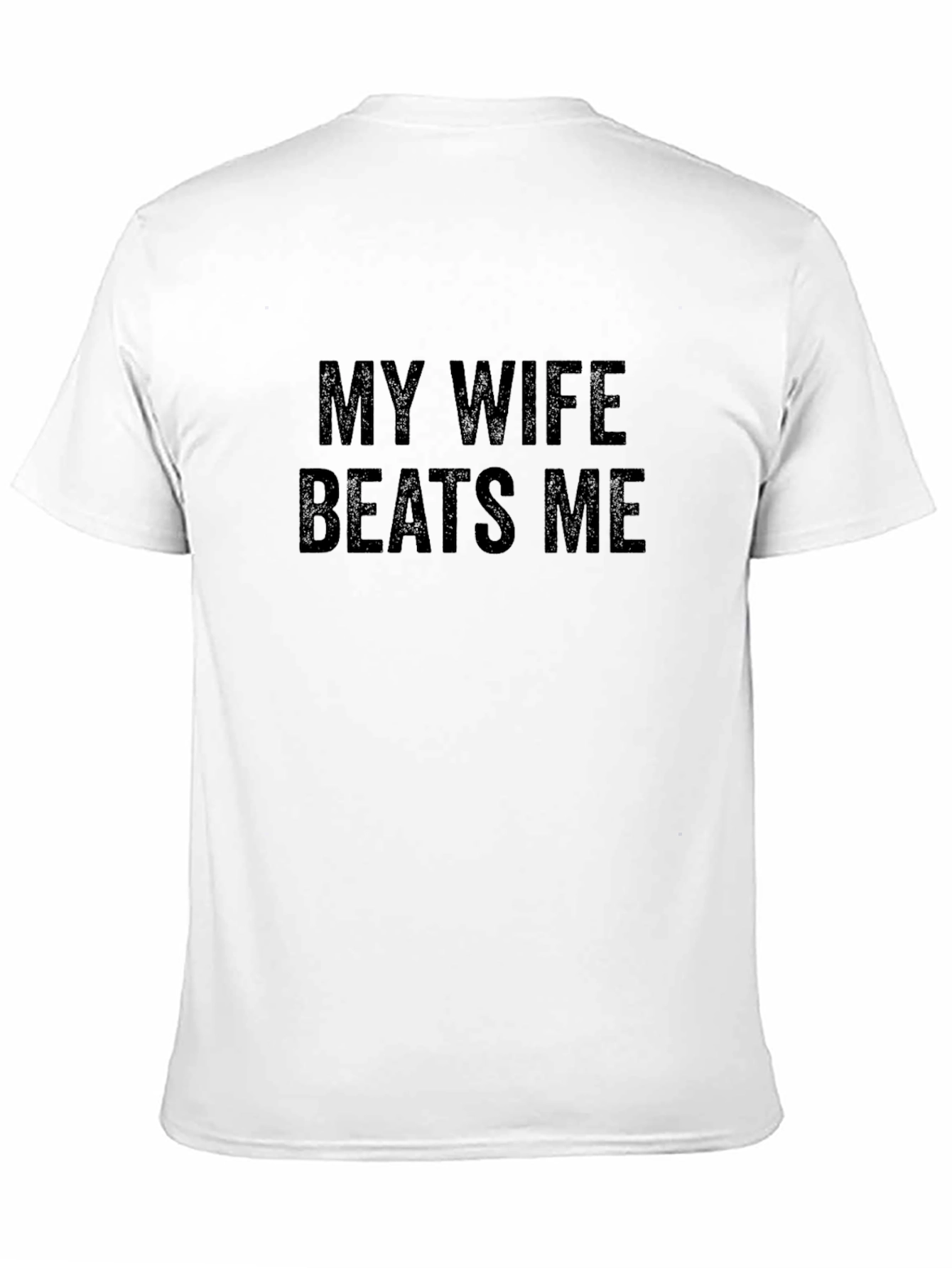 Black My Wife Beats Me Graphic Tee view 11