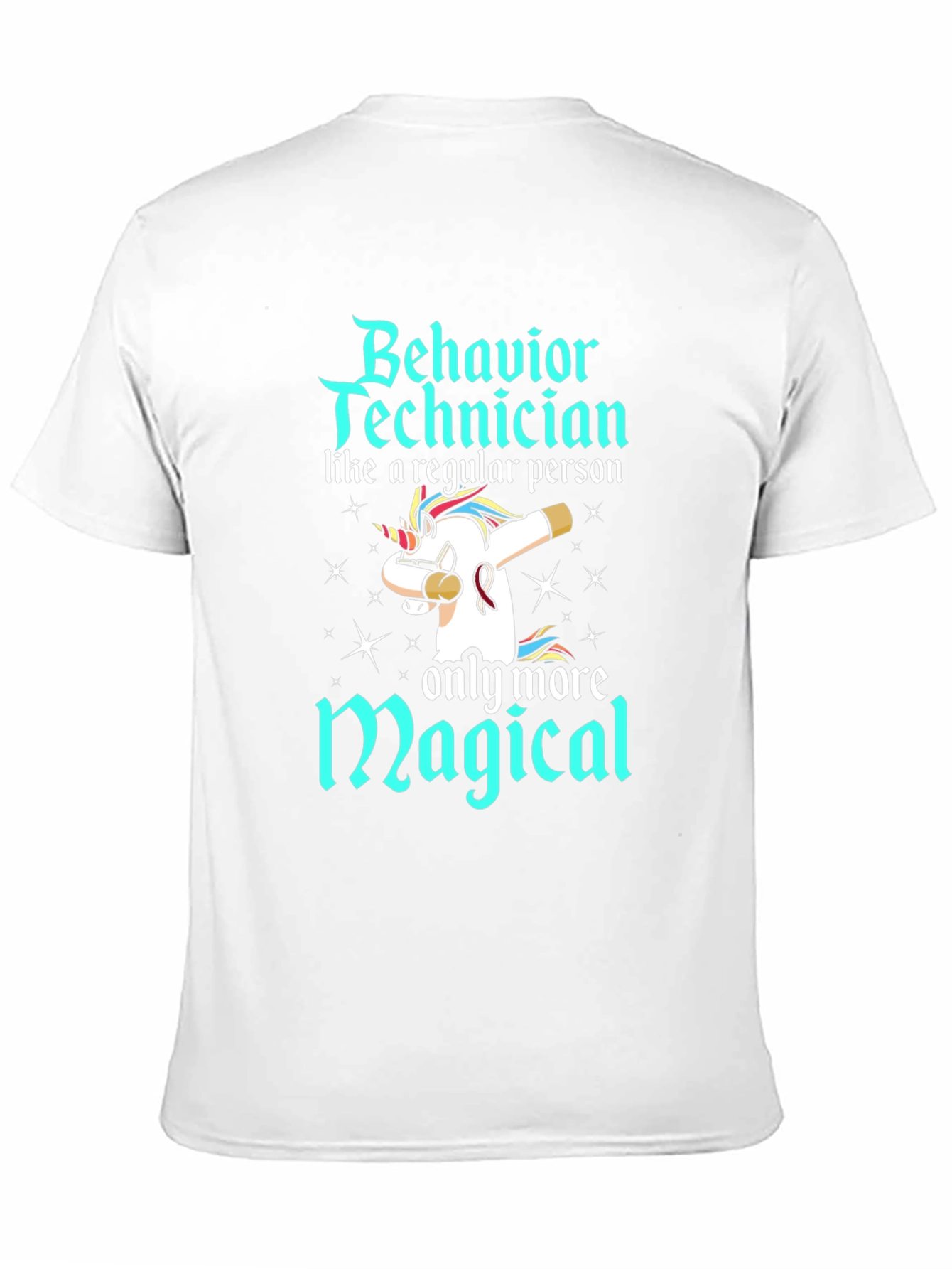Black Magical Behavior Technician T-Shirt view 11