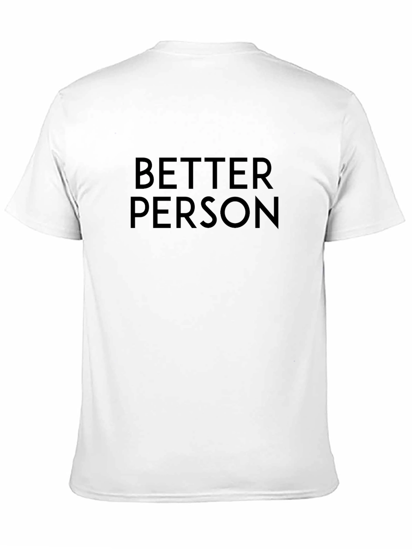 Black Better Person Black Graphic Tee view 11