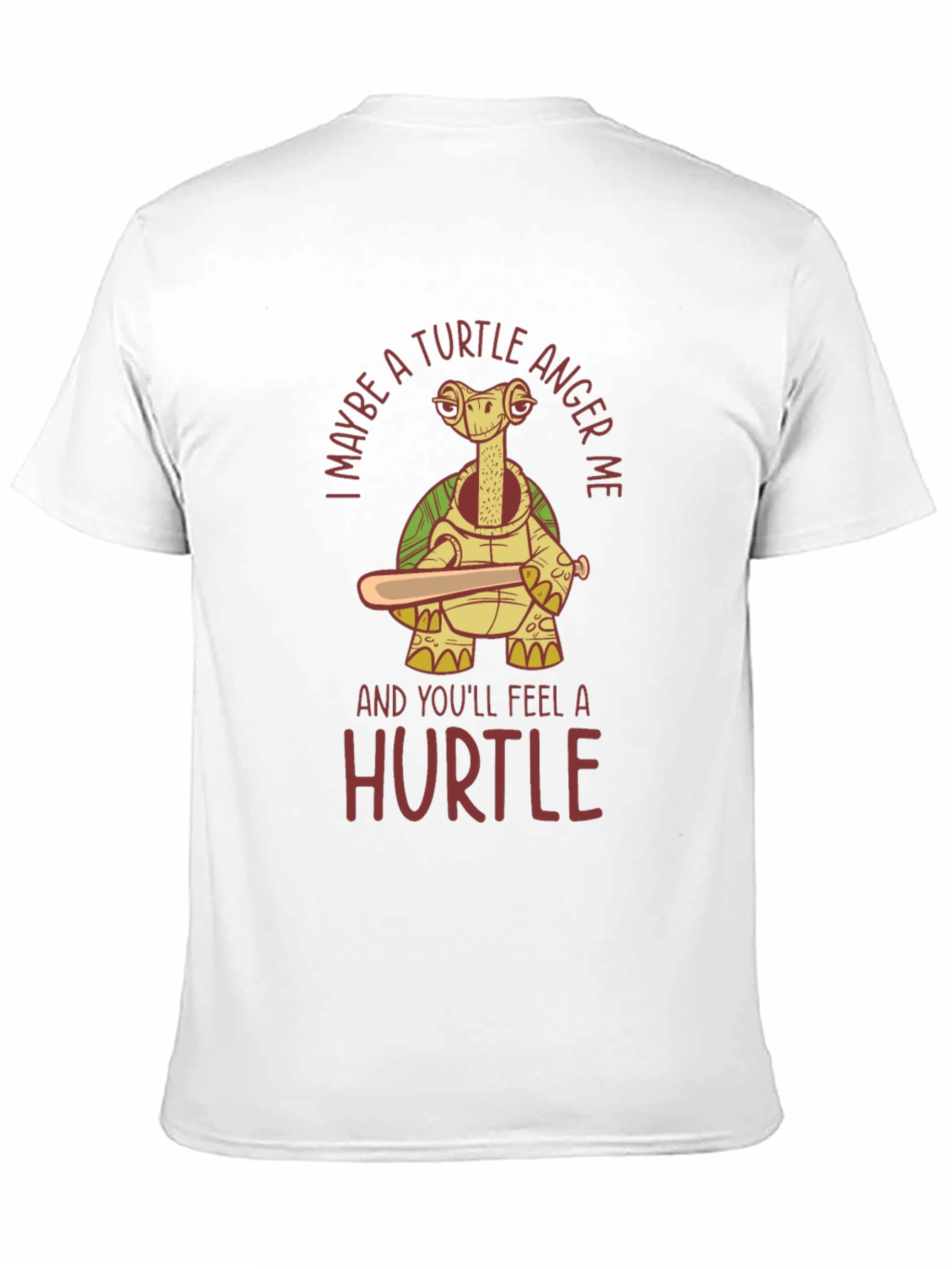 Black Turtle Anger Funny Graphic T-Shirt view 11
