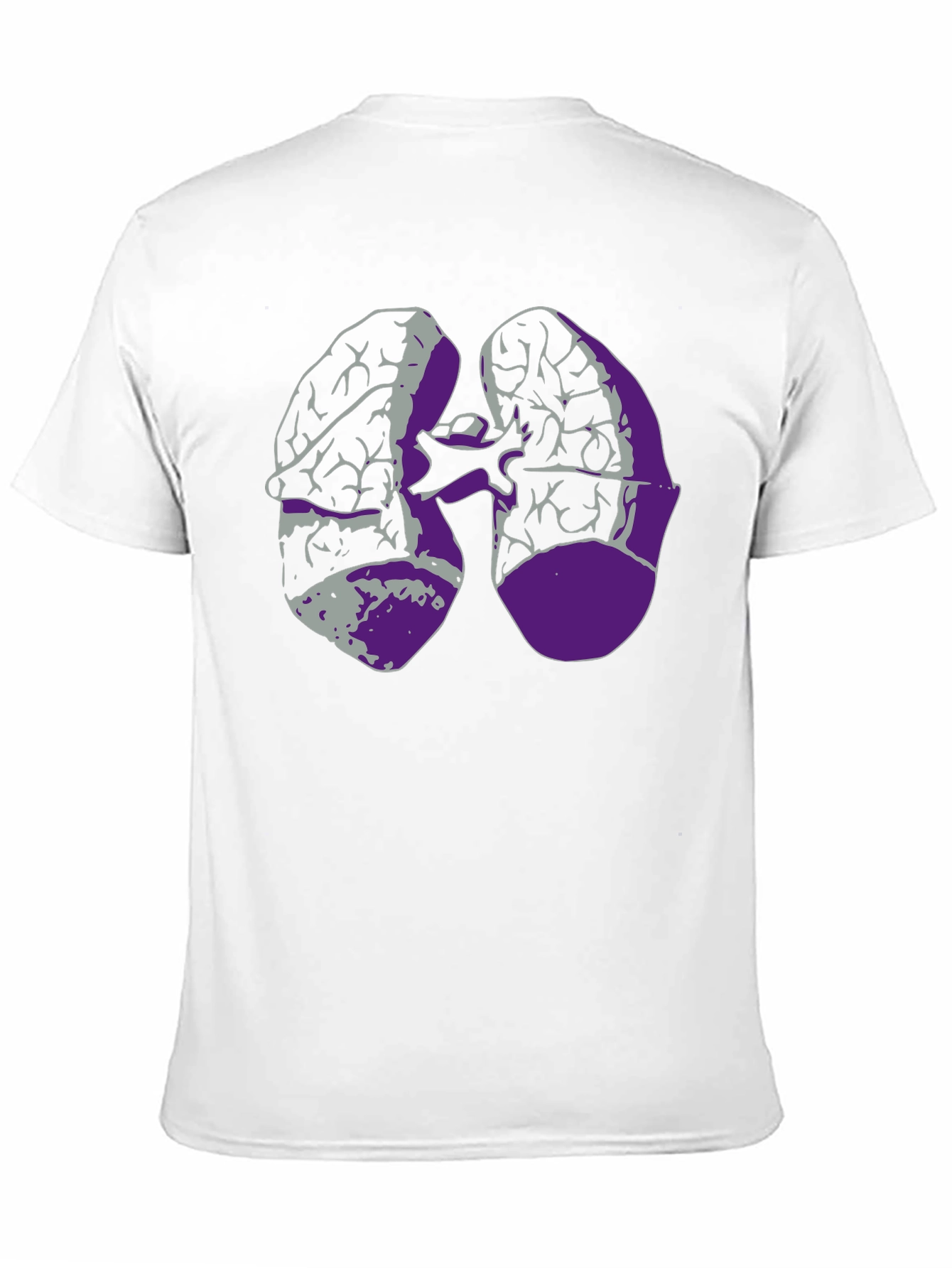 Black Lung Graphic Black T-Shirt view 11