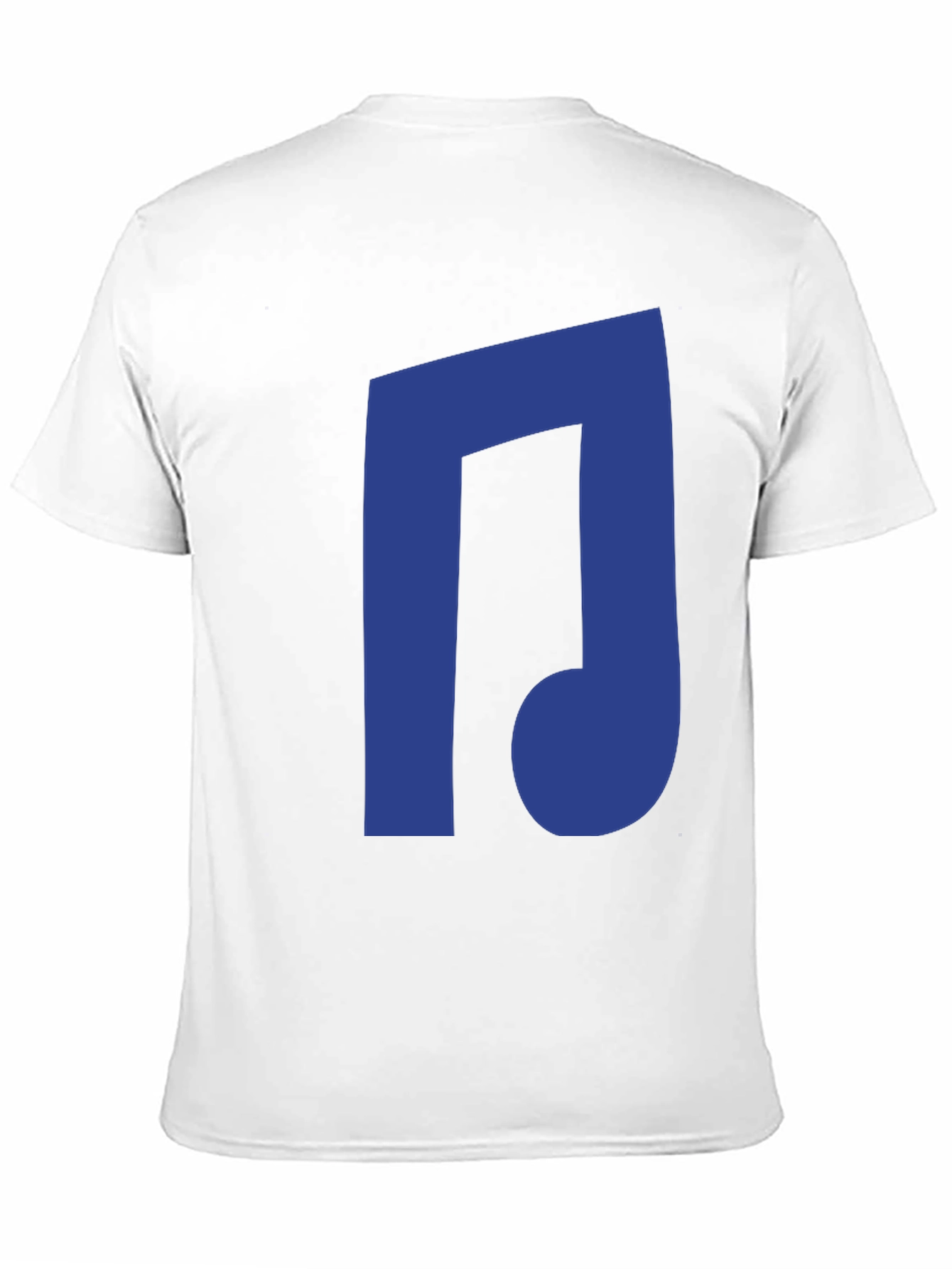 Black Blue Music Note Black T-Shirt view 11
