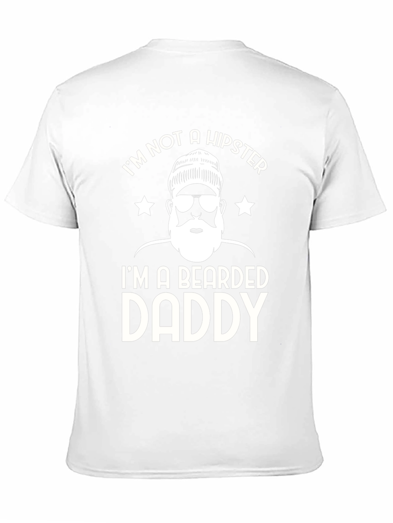 Black Bearded Daddy T-Shirt - Novelty Graphic Tee view 11