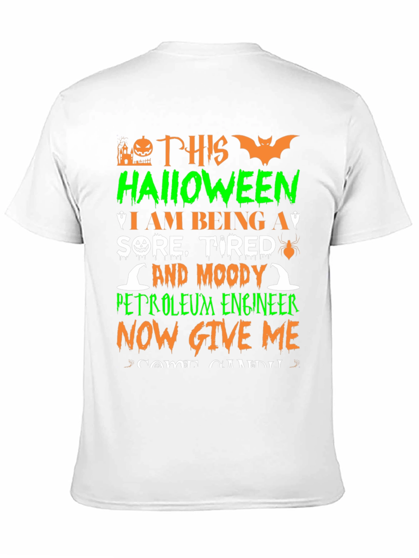 Funny Petroleum Engineer Halloween T-Shirt - 11
