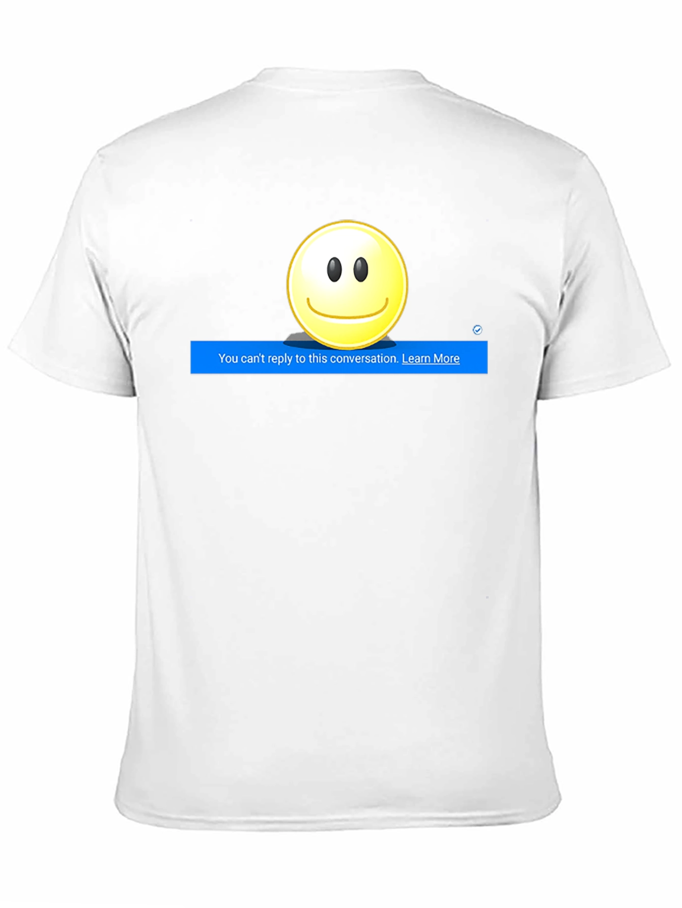 Black Funny 'You Can't Reply' Graphic T-Shirt view 11