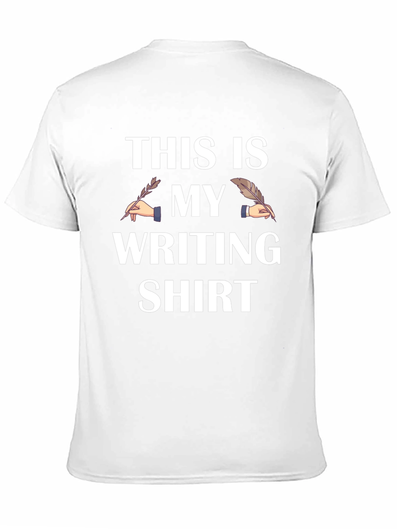 Black This is My Writing Shirt - Funny Writer T-Shirt view 11
