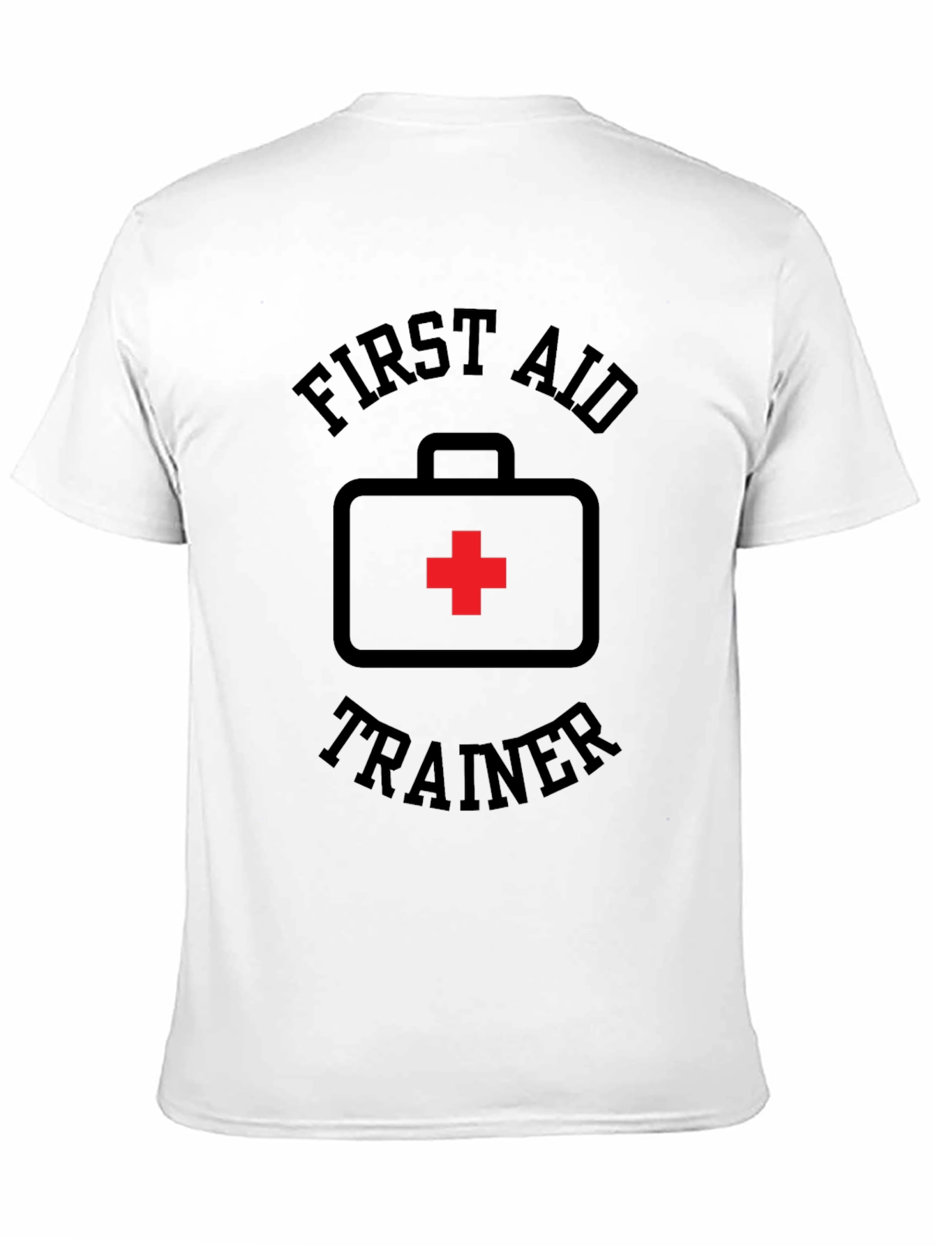 Black First Aid Trainer T-Shirt view 11