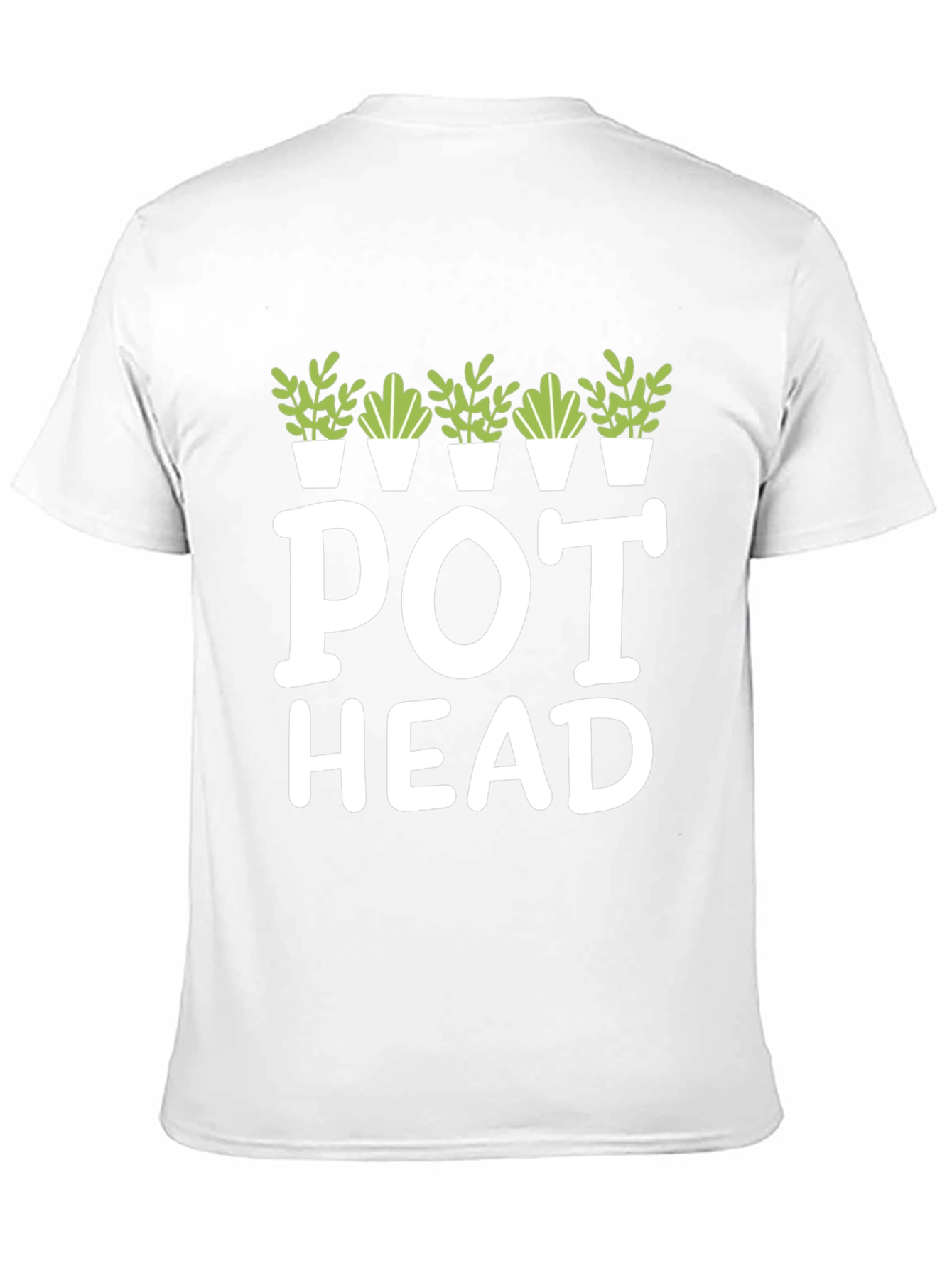 Black Pot Head Graphic Tee - Gardening Lover T-Shirt view 11