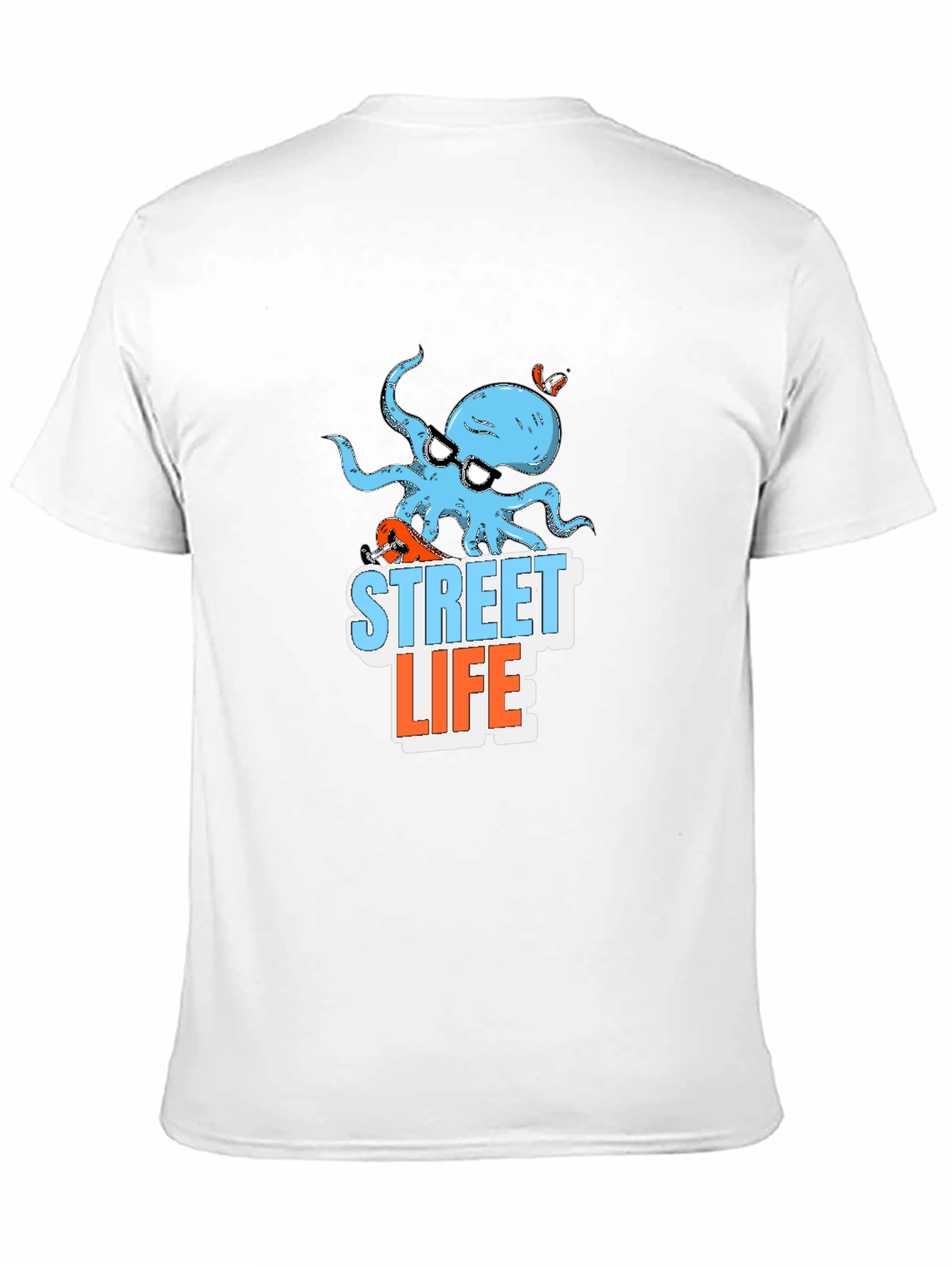 Black Street Life Octopus Graphic T-Shirt view 11