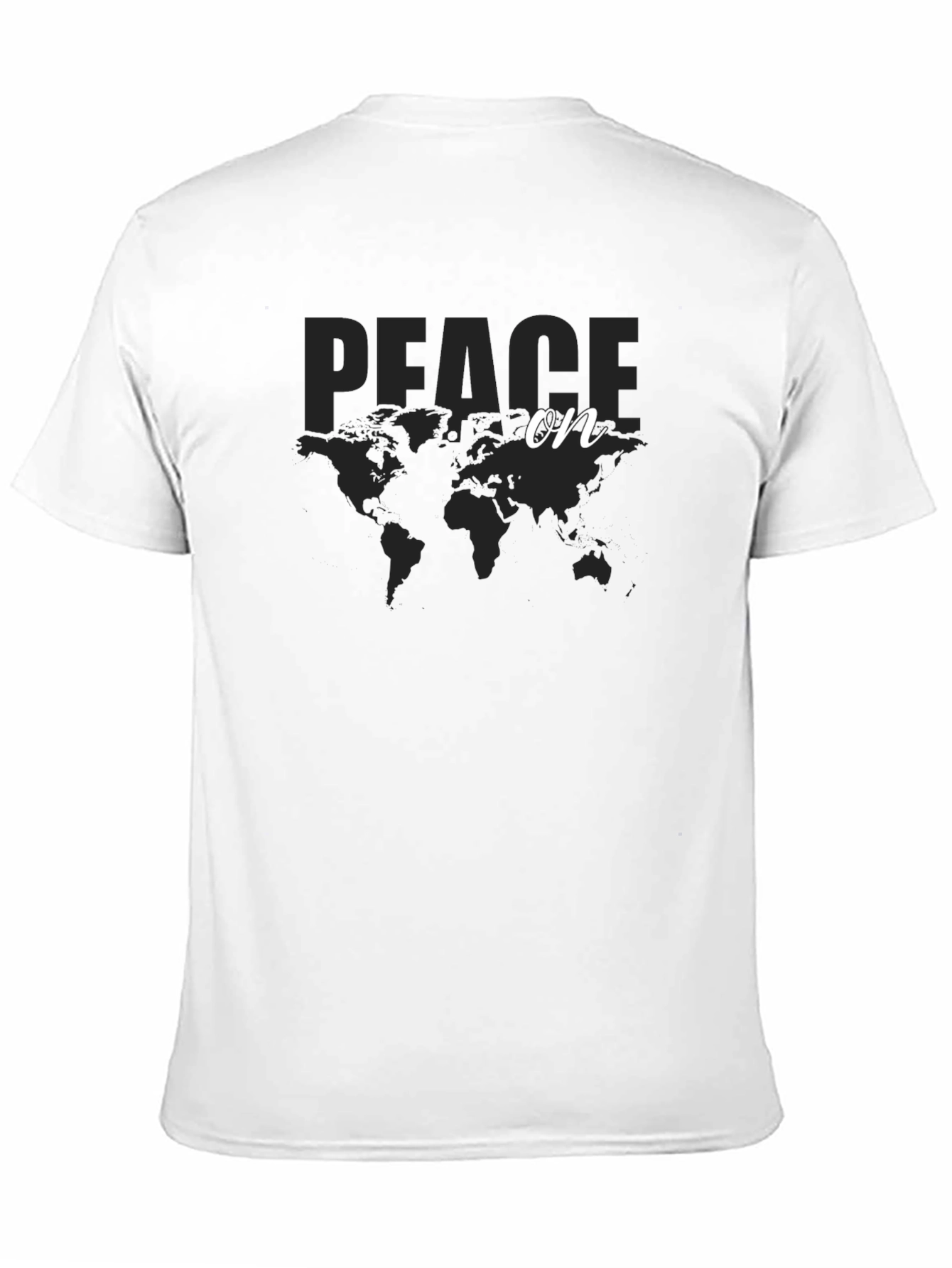 Black Peace on Earth Graphic Tee view 11