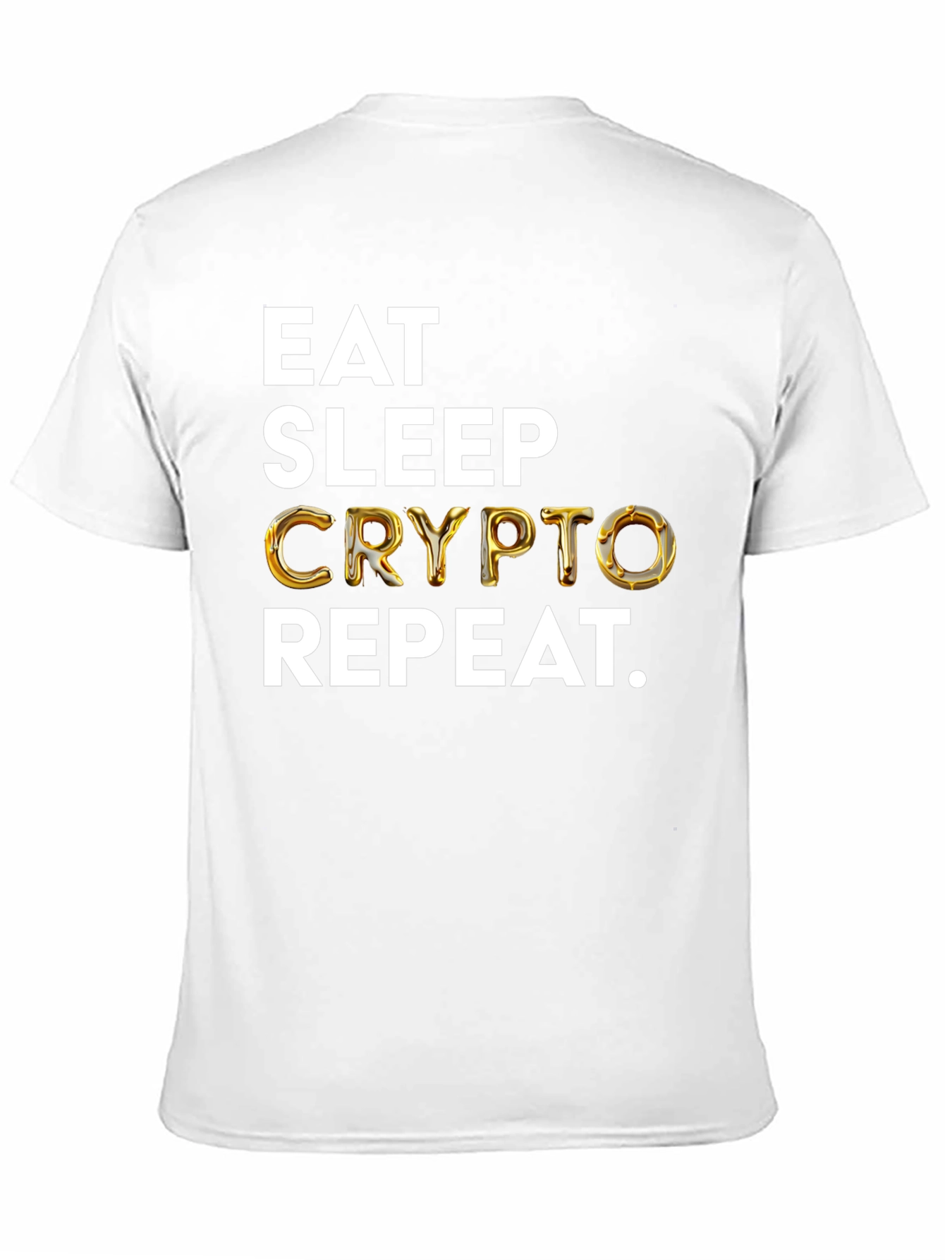 Eat Sleep Crypto Repeat Black T-Shirt - 11