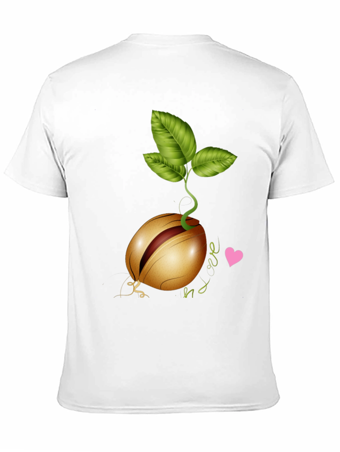 Black Sprouted Avocado Seed Graphic Tee - Love & Growth view 11