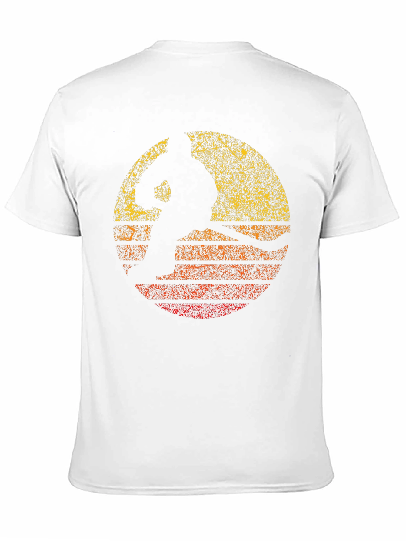 Black Retro Sunset Silhouette T-Shirt - Black view 11