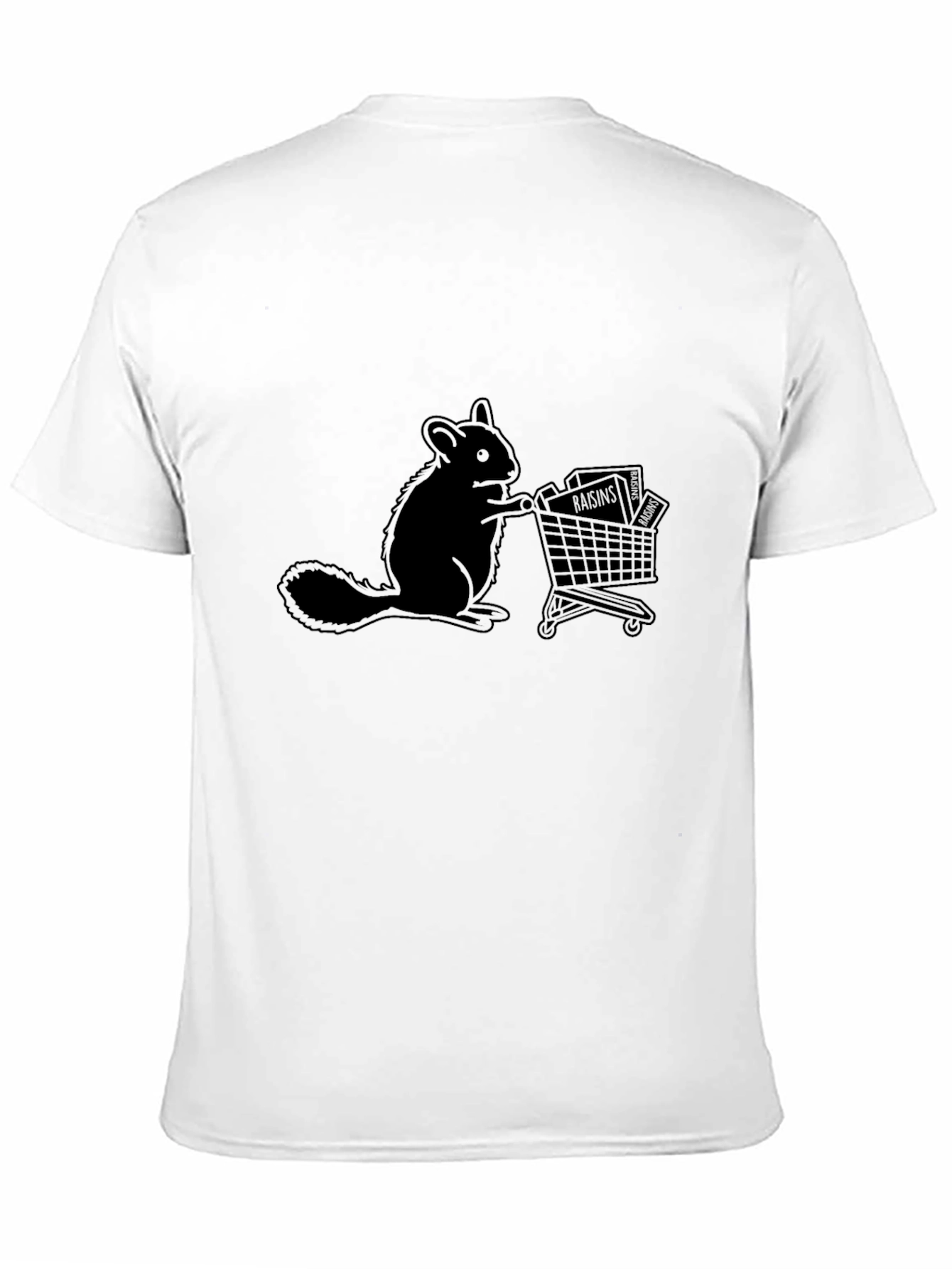 Black Squirrel Shopping Spree Graphic Tee - Black view 11