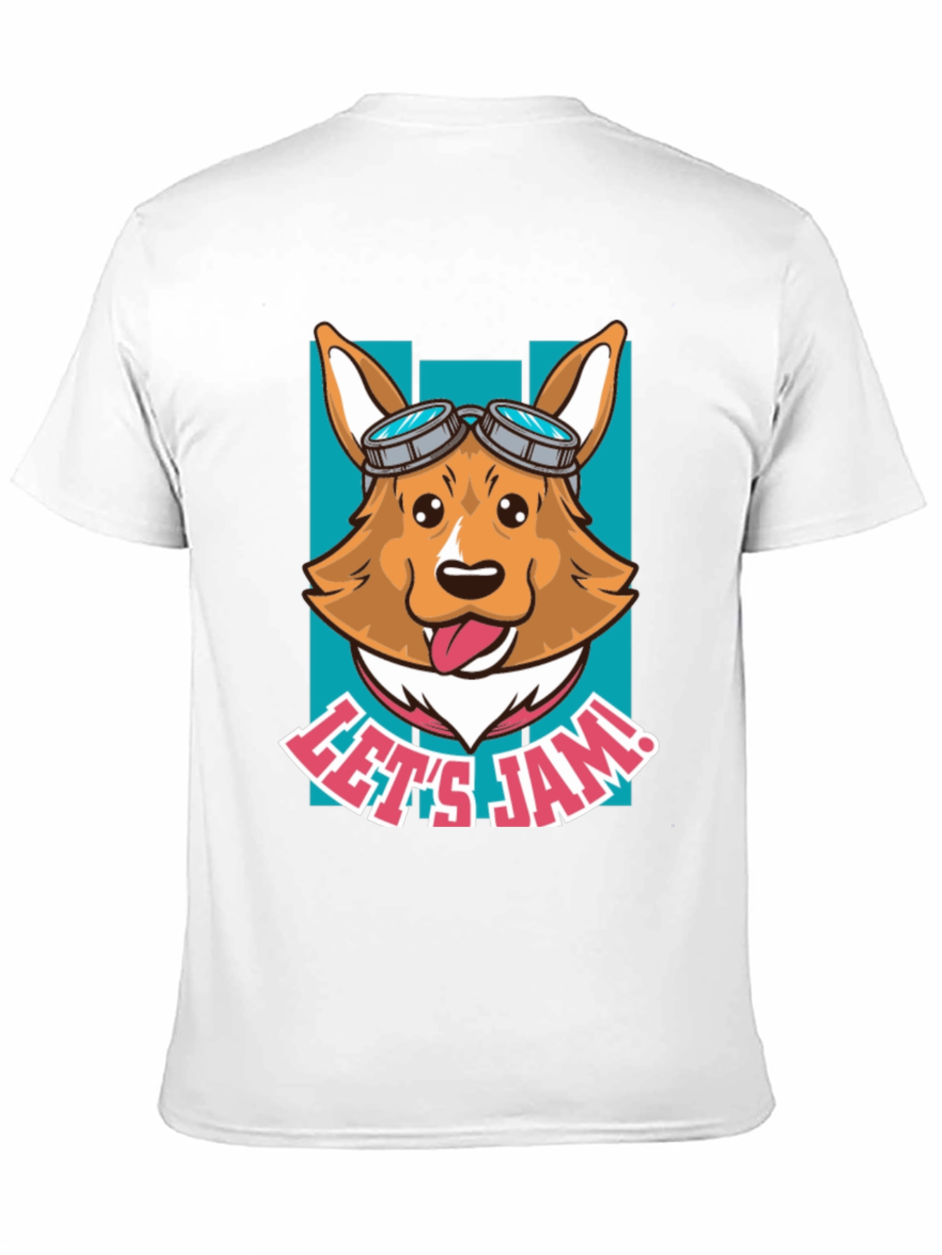 Black Let's Jam Corgi T-Shirt - Funny Dog Tee view 11