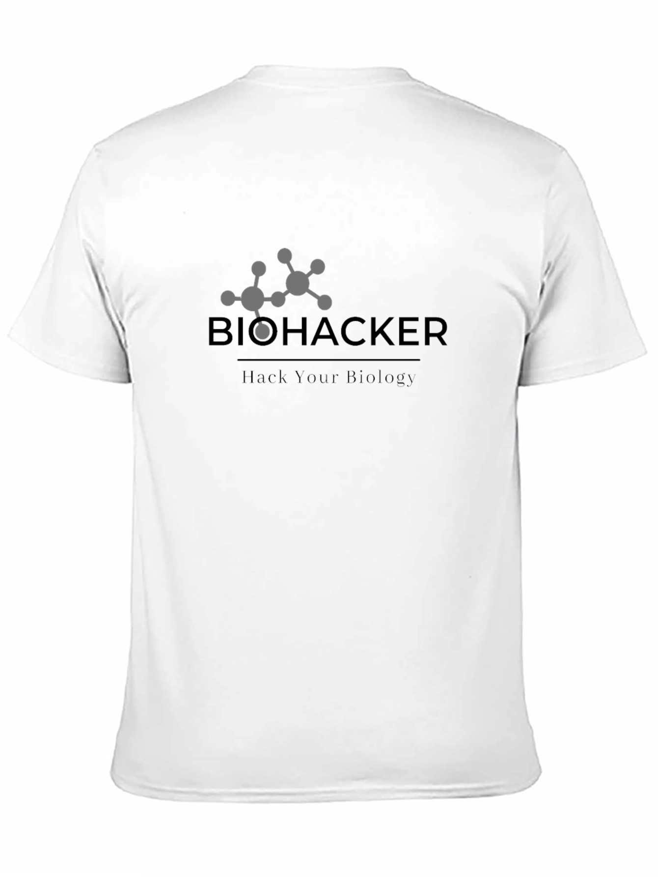Black Biohacker T-Shirt - Hack Your Biology view 11
