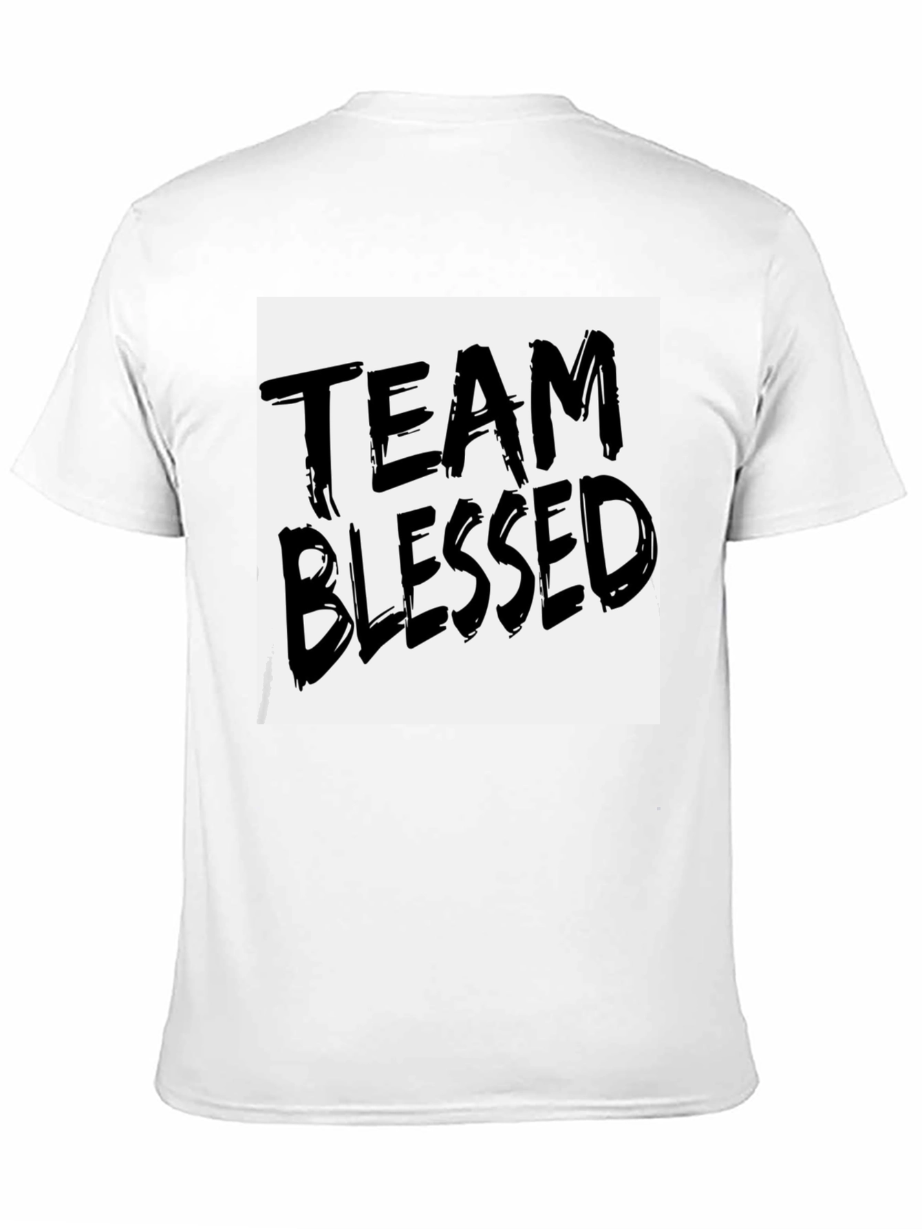 Black Team Blessed Graphic T-Shirt - Black view 11