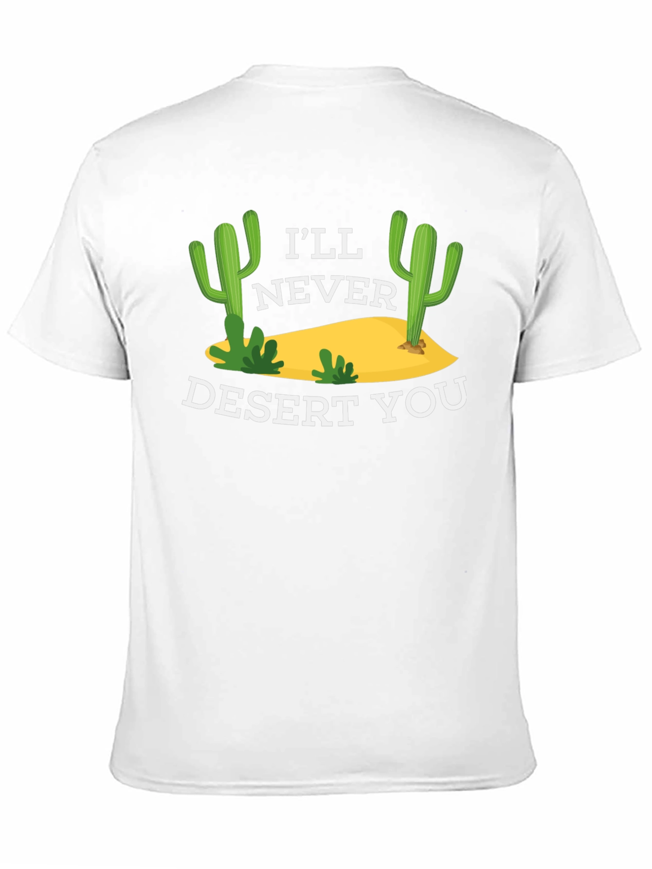 Black I'll Never Desert You Graphic Tee - Black view 11