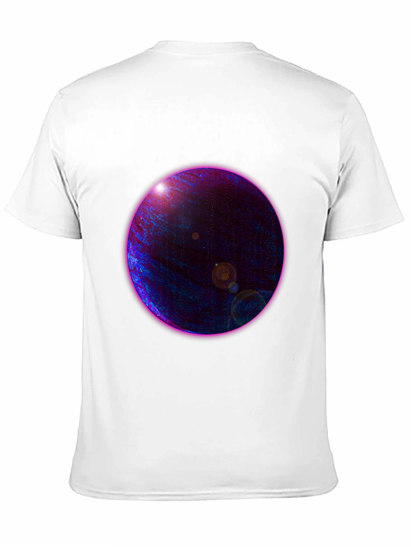 Black Cosmic Planet Graphic Tee view 11