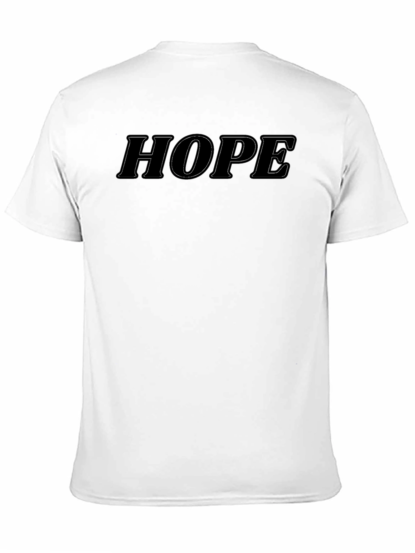 Black Hope Graphic Tee - Black Casual T-Shirt view 11
