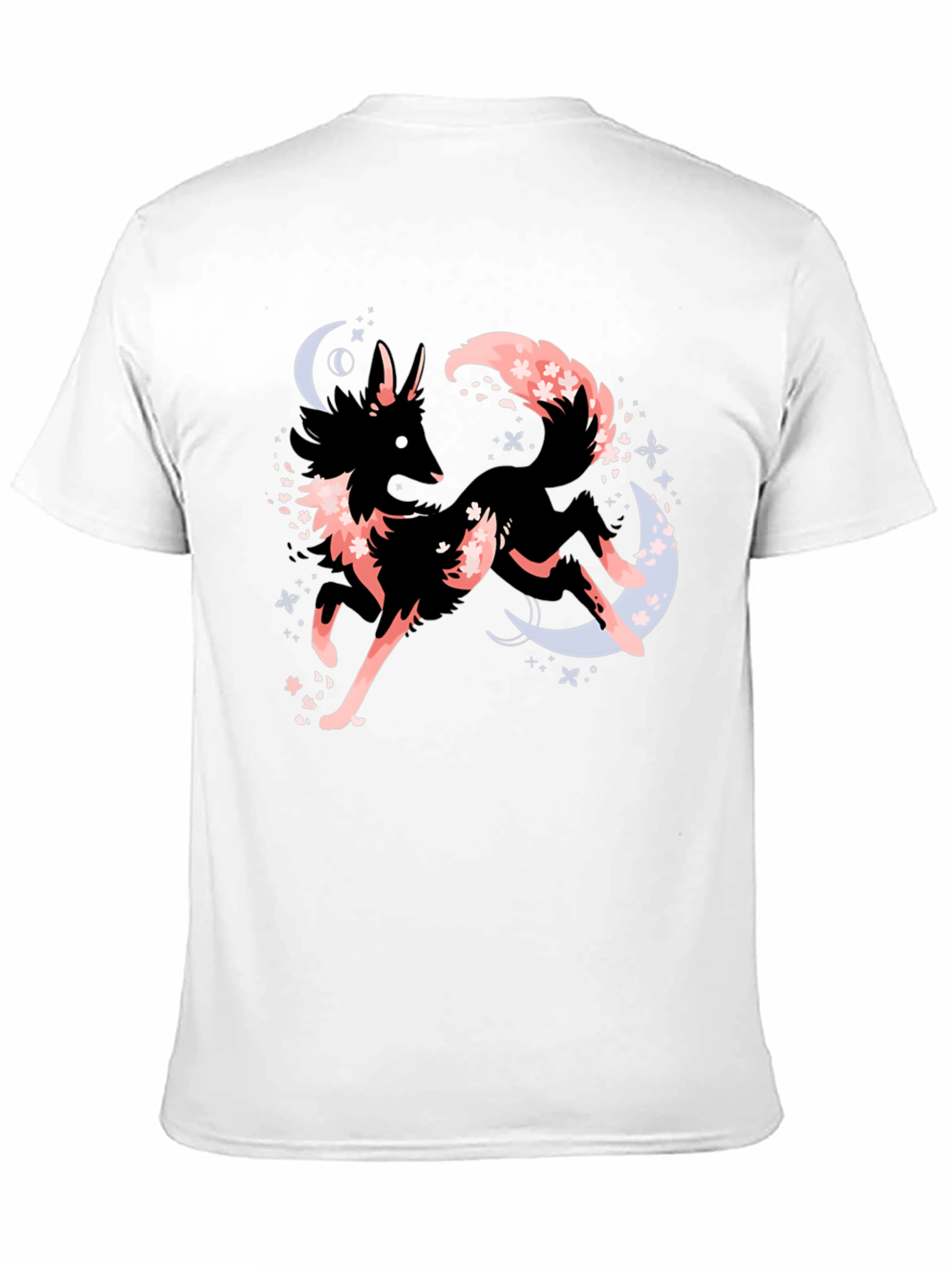 Black Mystic Fox Graphic Tee - Black view 11