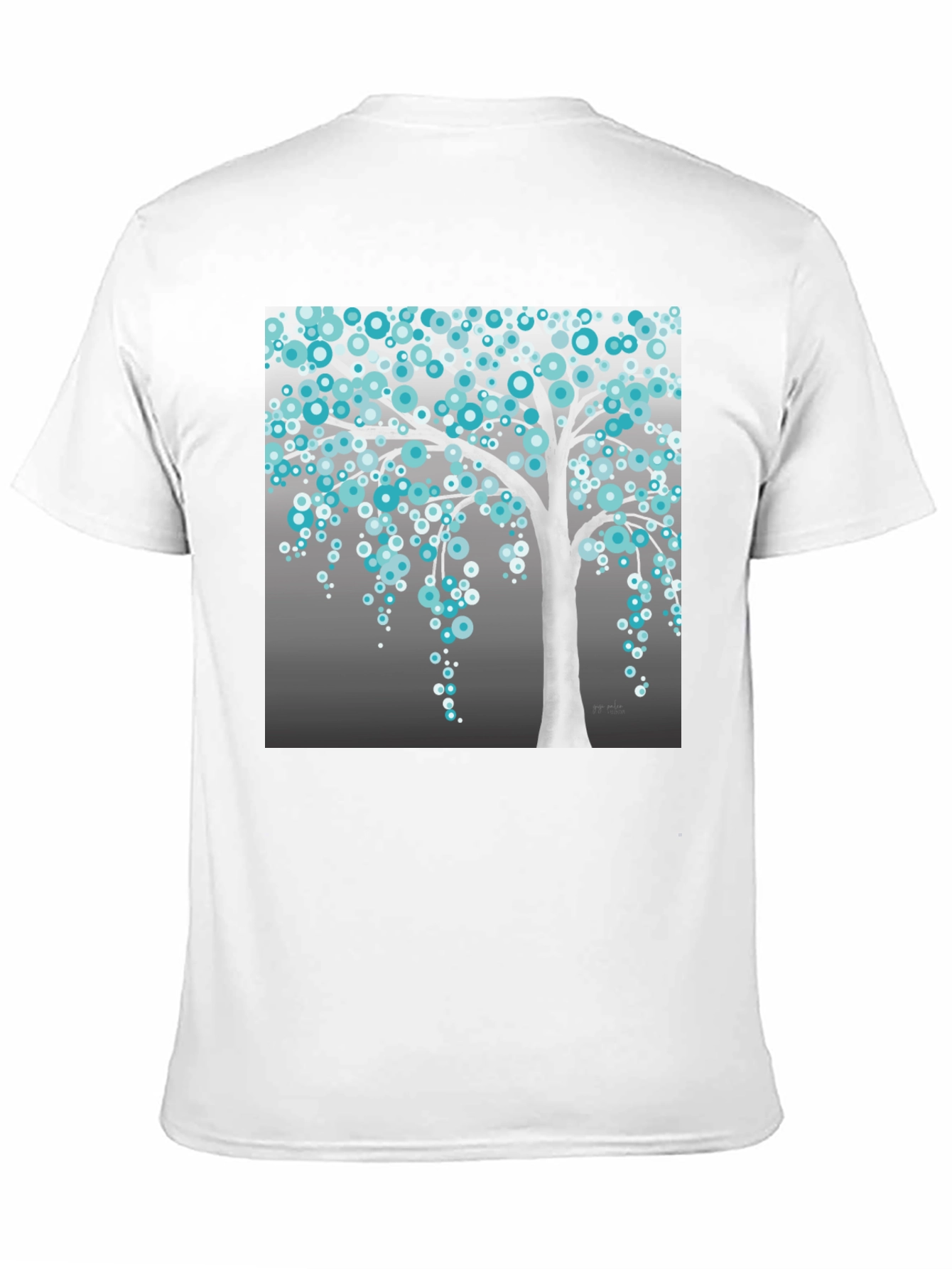Black Artsy Tree Graphic Tee view 11