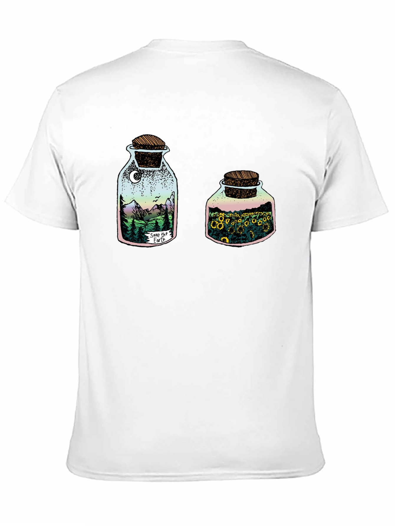Black Nature in a Jar Graphic Tee view 11