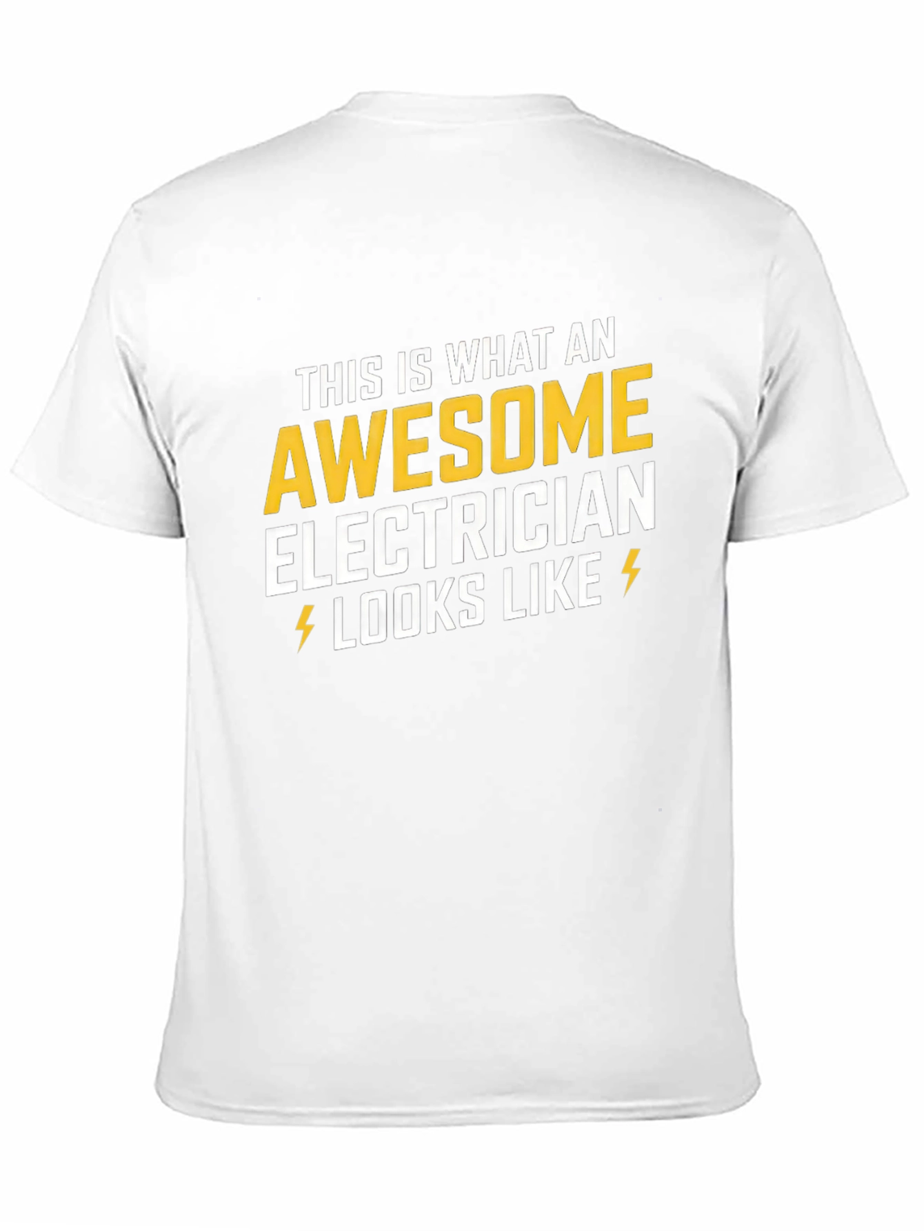 Black Awesome Electrician T-Shirt - Gift for Electricians view 11