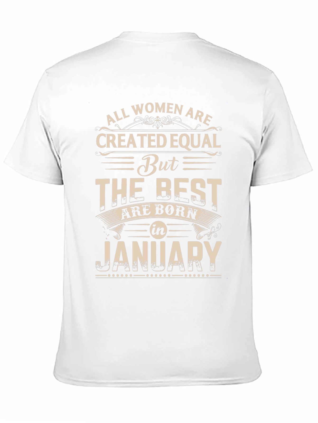 Black Women Born in January Graphic Tee view 11