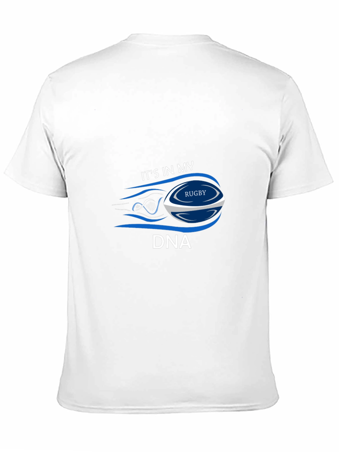 Black Rugby DNA T-Shirt - Sport Fan Tee view 11