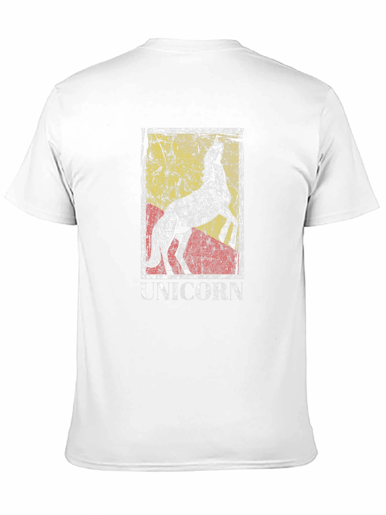 Black Vintage Style Unicorn Graphic T-Shirt view 11