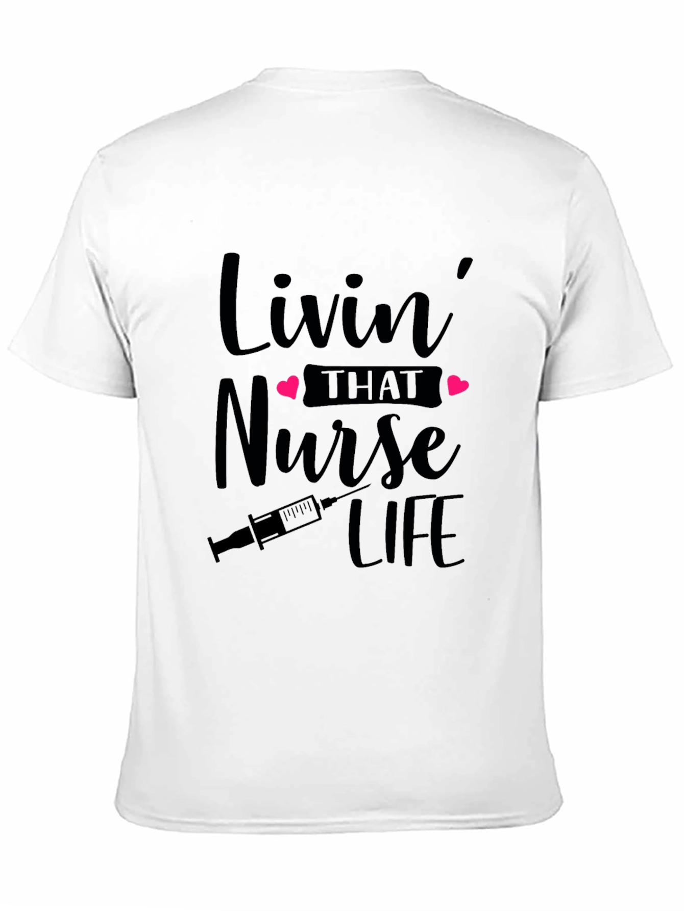 Black Nurse Life T-Shirt - Livin' That Nurse Life view 11
