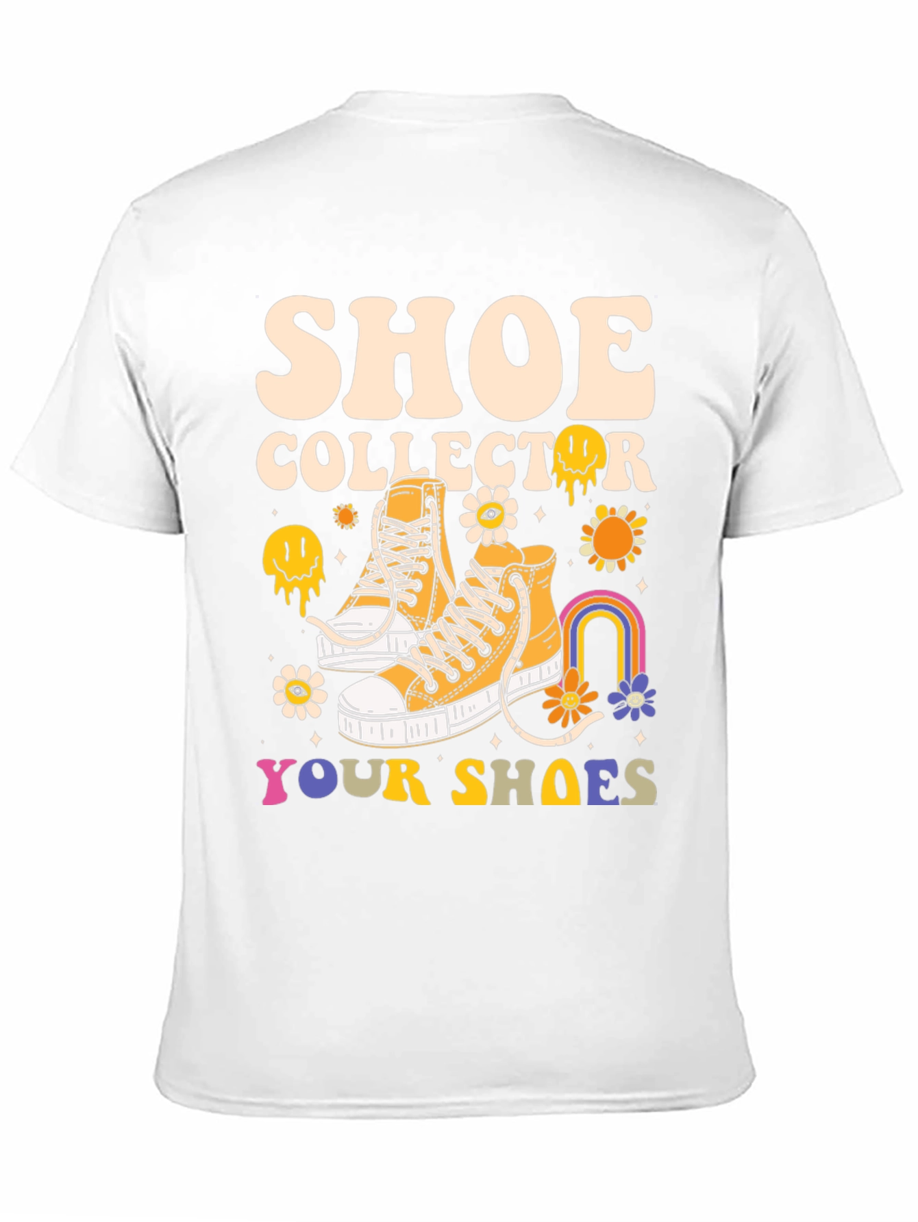 Black Shoe Collector T-Shirt, Funky Shoe Lover Tee view 11