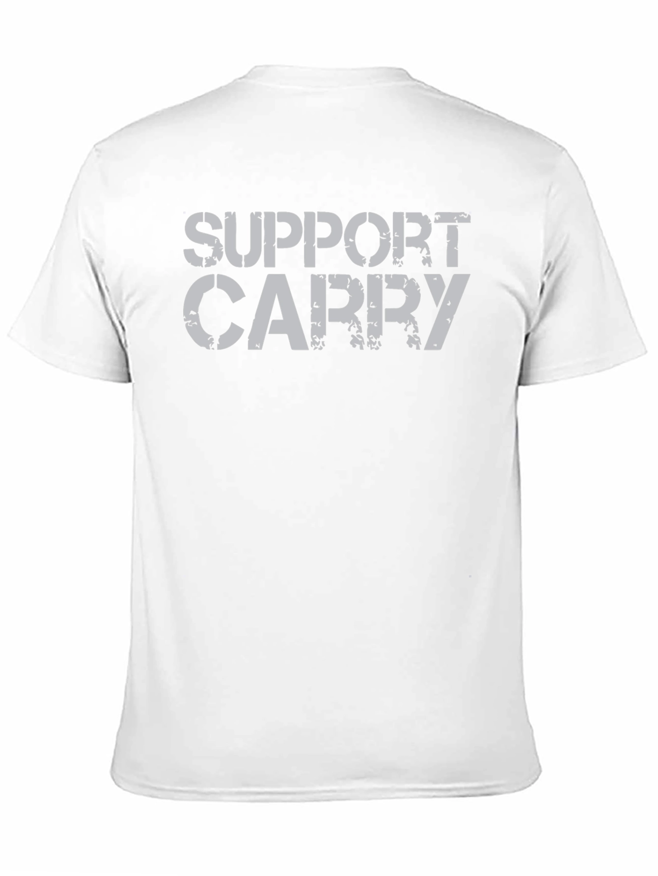 Black Support Carry Graphic Tee - Black Casual Shirt view 11