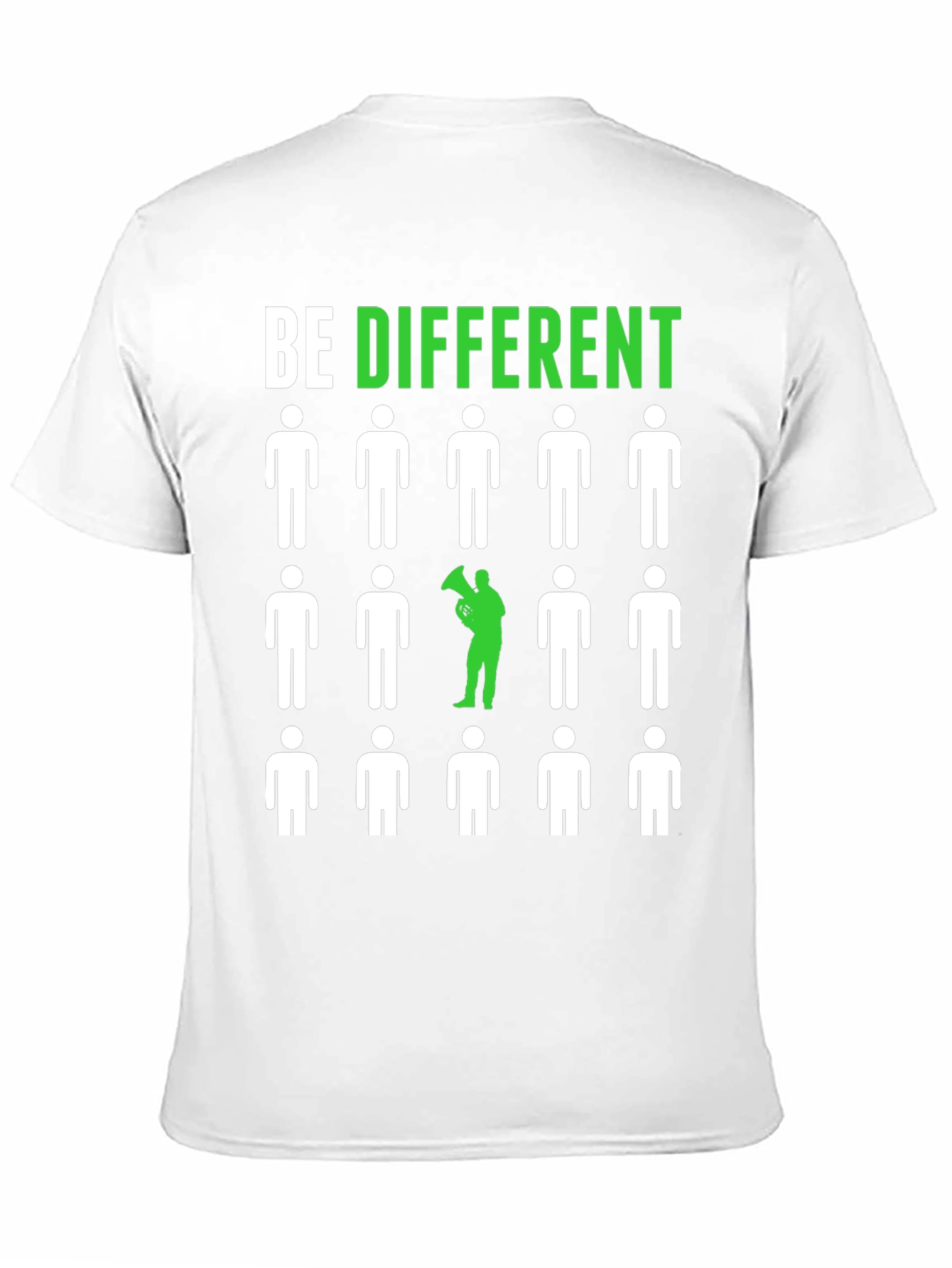 Black Be Different Graphic Tee - Unique Statement Shirt view 11