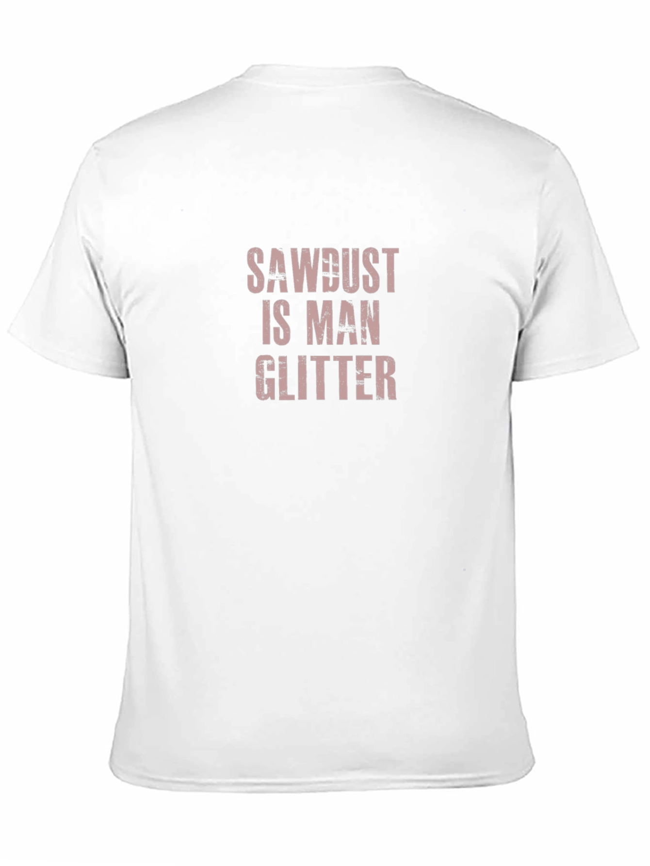 Black Sawdust Is Man Glitter T-Shirt - Black view 11