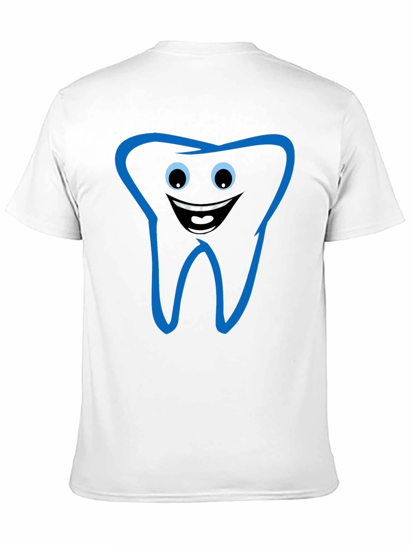 Black Funny Tooth Graphic Tee - Black Cotton T-Shirt view 11