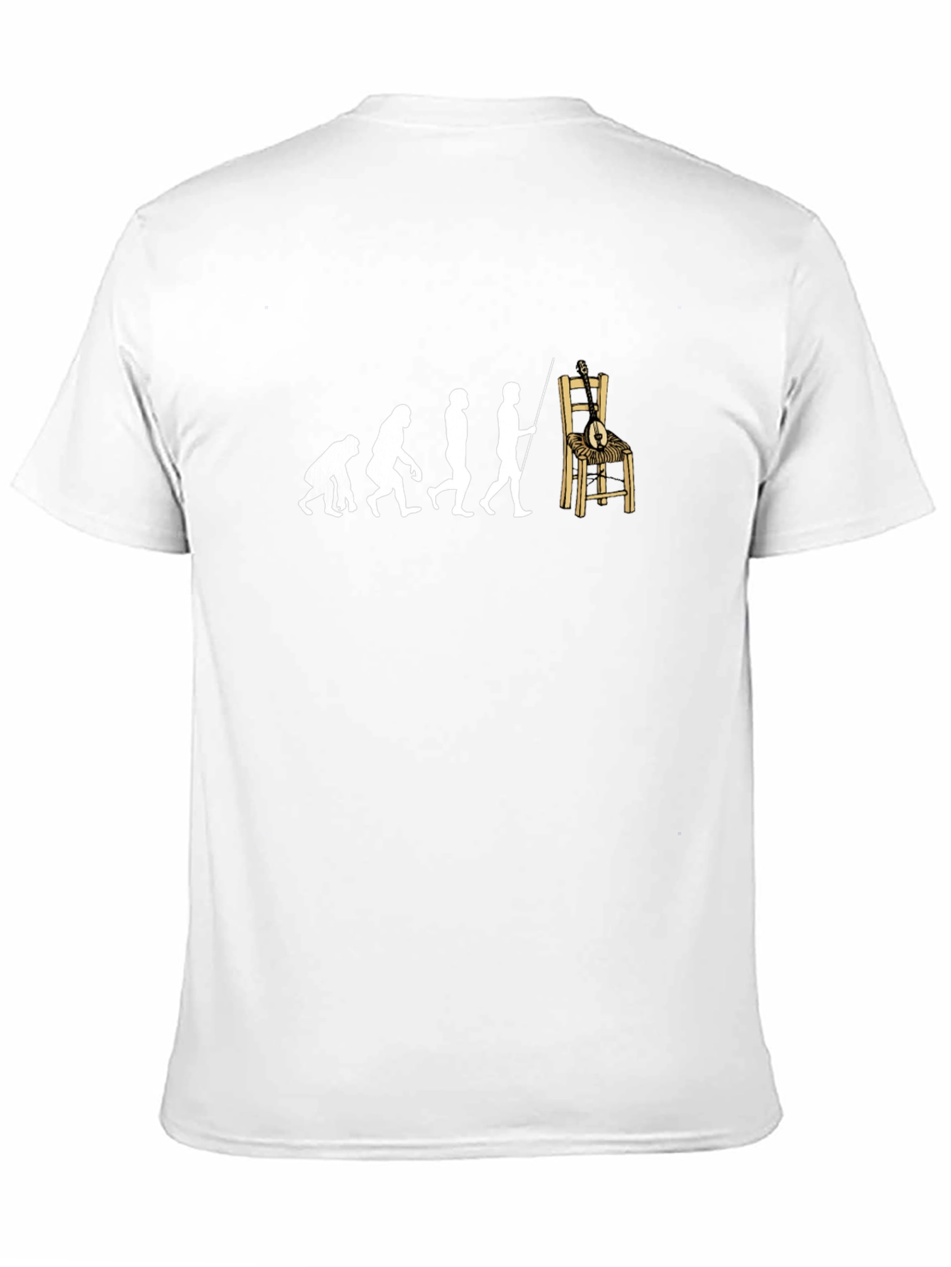 Black Evolution of the Banjo Player T-Shirt view 11