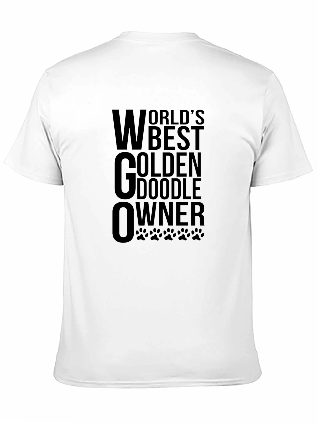 Black World's Best Goldendoodle Owner Black T-Shirt view 11