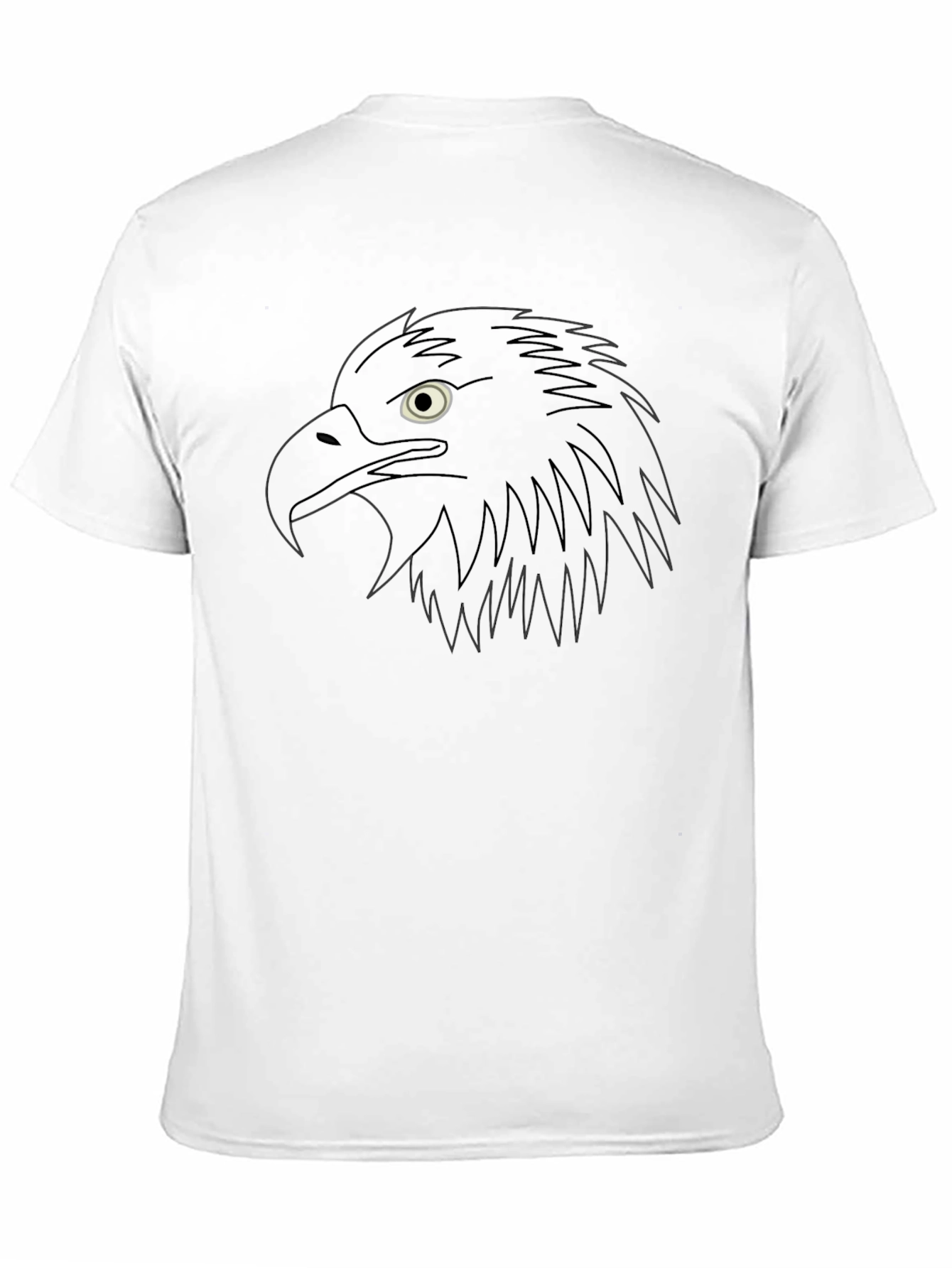 Black Men's Black Eagle Graphic Tee view 11