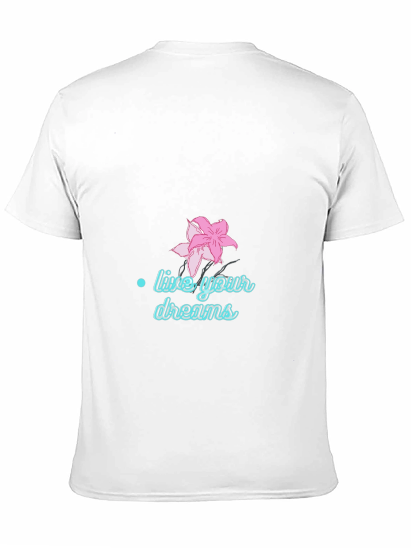 Black Live Your Dreams Graphic Tee - Black view 11