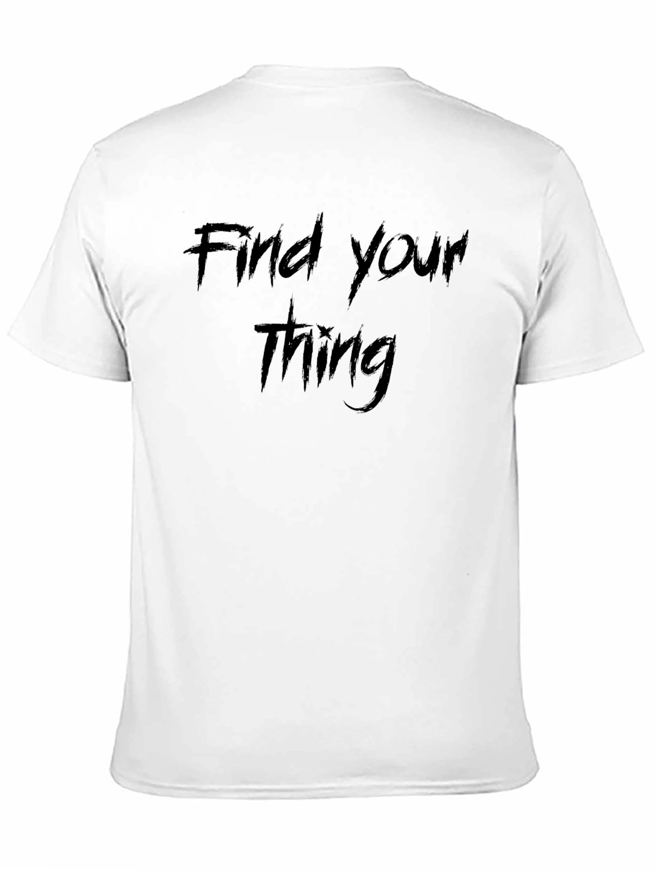 Black Find Your Thing Black T-Shirt view 11