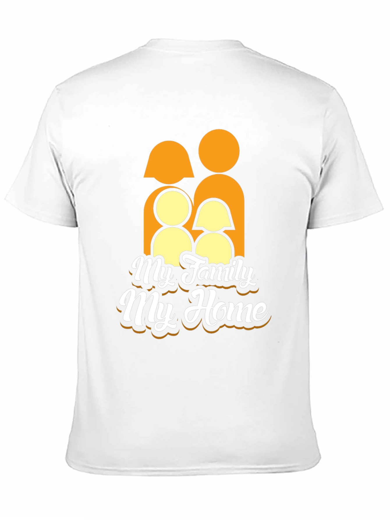 Black Family Home Graphic Tee - Black Unisex T-Shirt view 11