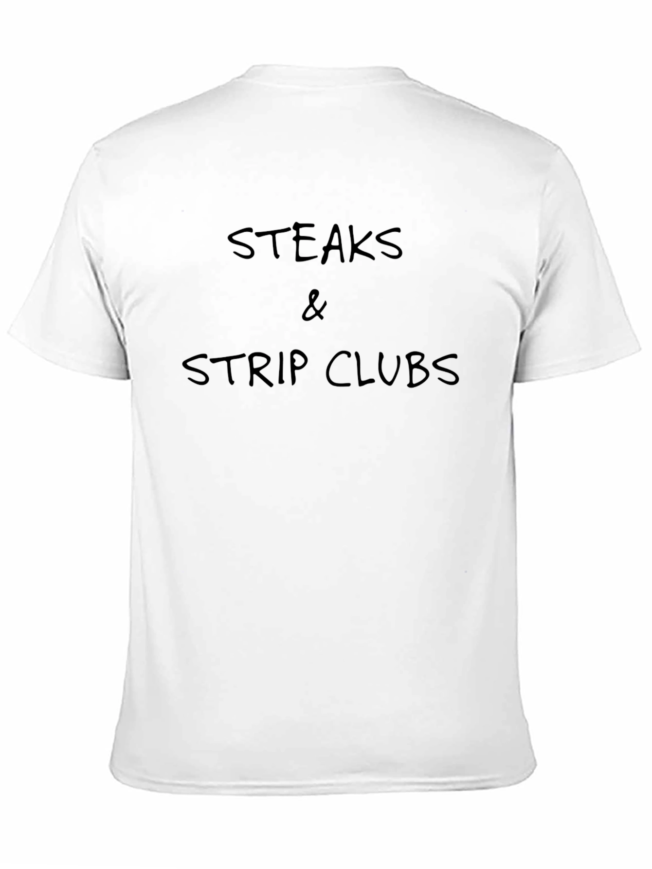 Black Steaks & Strip Clubs Graphic Tee view 11