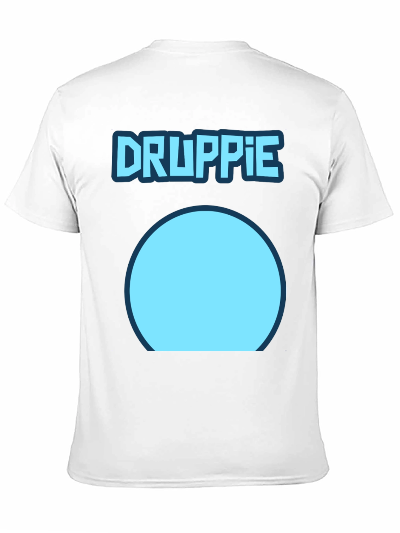 Black Droopie Graphic Tee - Men's Black T-Shirt view 11