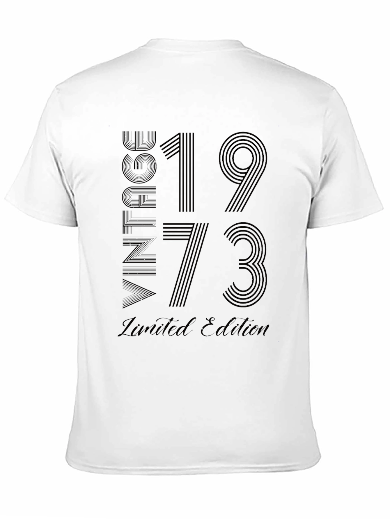 Black Vintage 1973 Limited Edition Black Graphic T-Shirt view 11