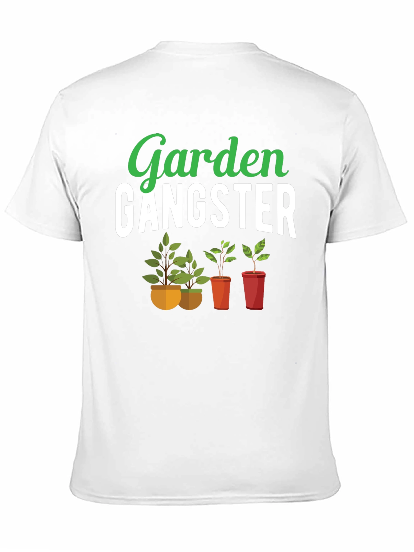 Black Garden Gangster T-Shirt - Gardening Humor Tee view 11