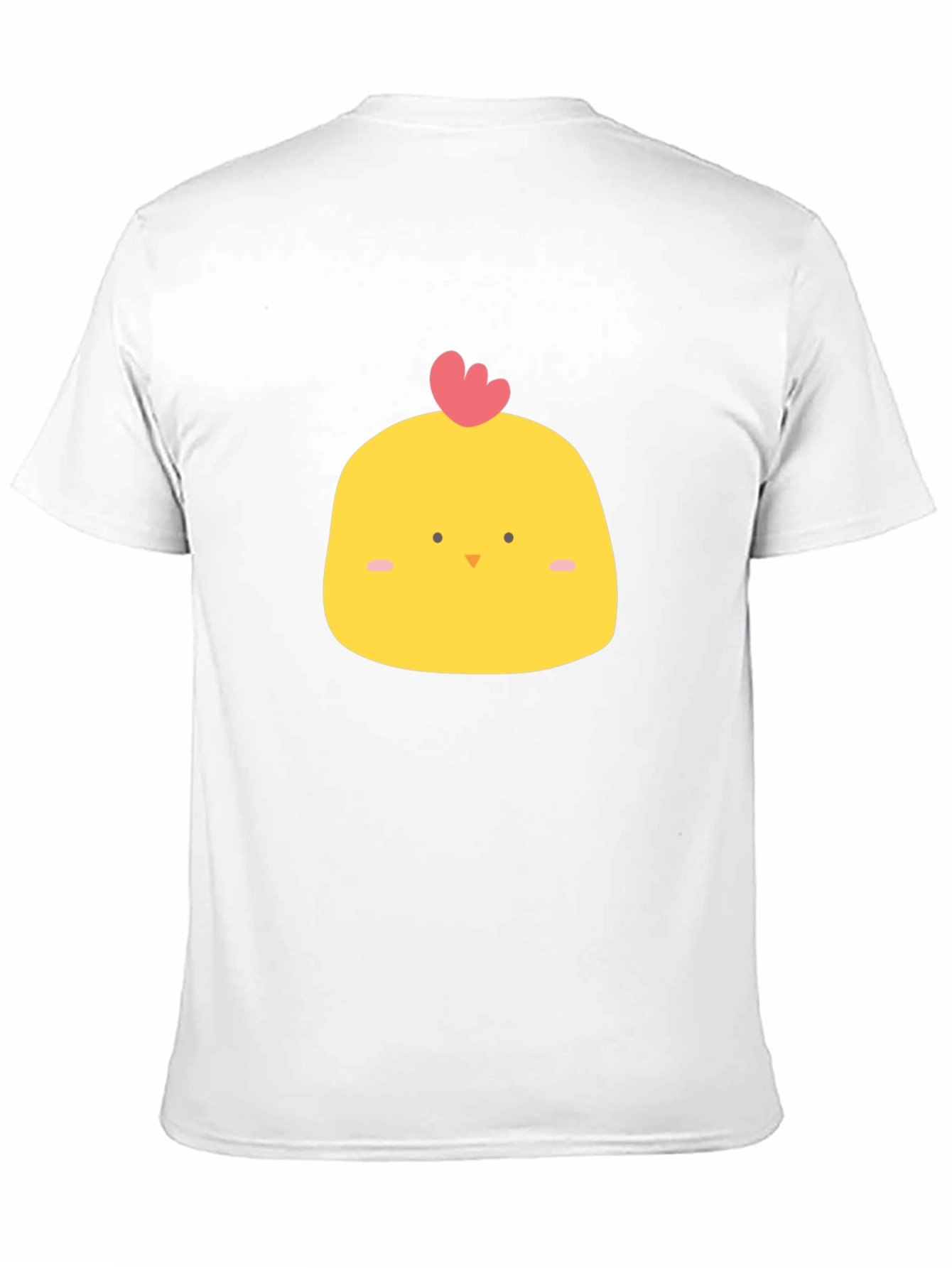 Black Cute Chicken Graphic Tee - Black Cotton Blend view 11