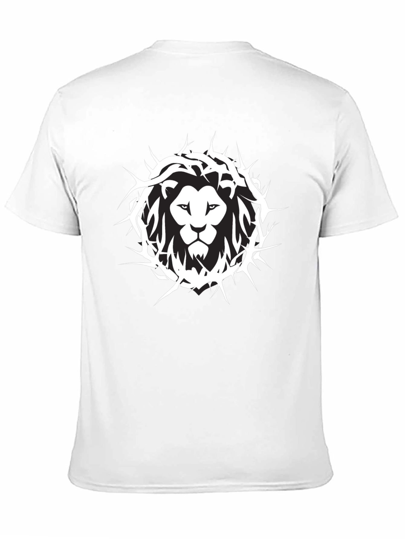 Black Lion Crown Graphic Tee - Black view 11